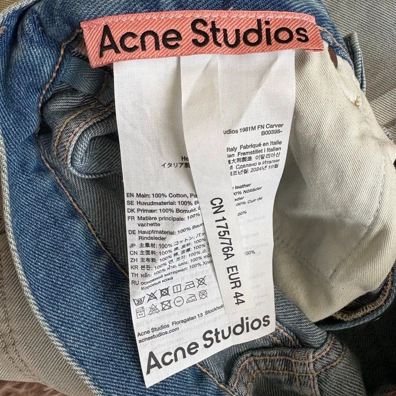 Acne Studios Acne Studios 1981M Cat Scratch Jeans Size US 44 / EU 60 - 3 Thumbnail