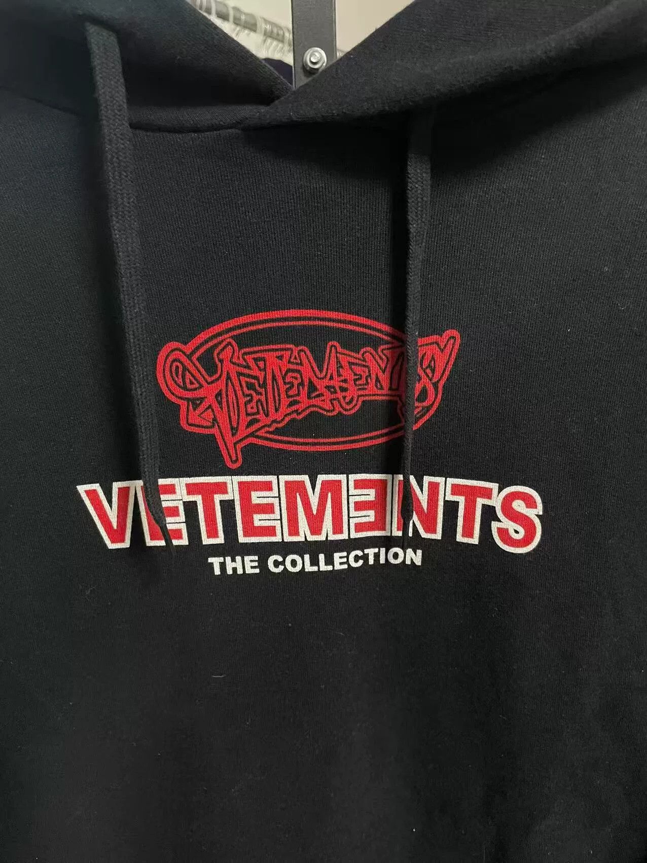 Vetements Vetements Black Logo Print Sweatshirt Size US S / EU 44-46 / 1 - 2 Thumbnail