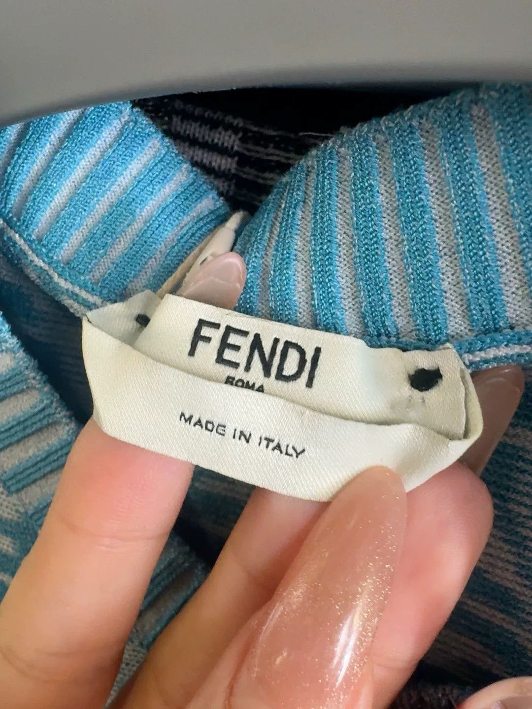 Fendi Fendi Sleeveless Knit Top Size US S / EU 44-46 / 1 - 2 Thumbnail