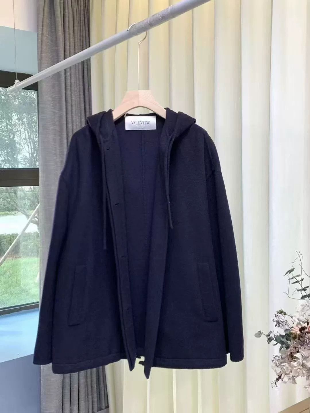 Valentino Valentino Cashmere Hooded Coat Size US XS / EU 42 / 0 - 6 Thumbnail