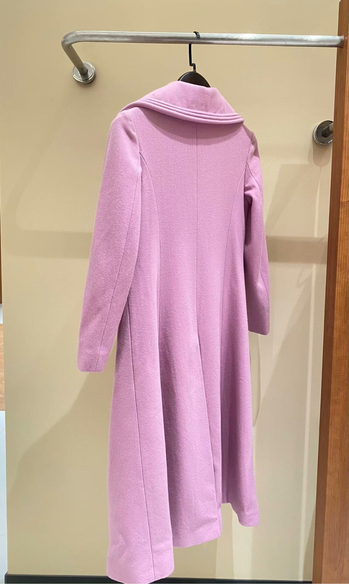 Valentino Valentino Pink Purple Long Wool Coat Size US S / EU 44-46 / 1 - 4 Thumbnail
