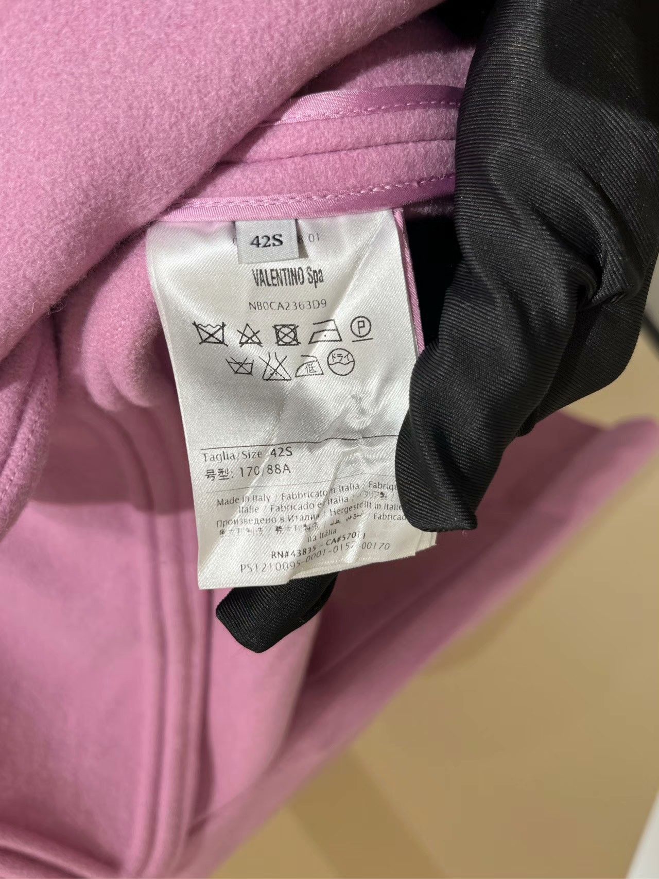 Valentino Valentino Pink Purple Long Wool Coat Size US S / EU 44-46 / 1 - 7 Thumbnail