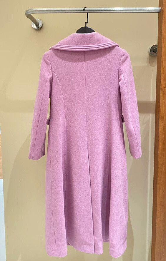Valentino Valentino Pink Purple Long Wool Coat Size US S / EU 44-46 / 1 - 3 Thumbnail