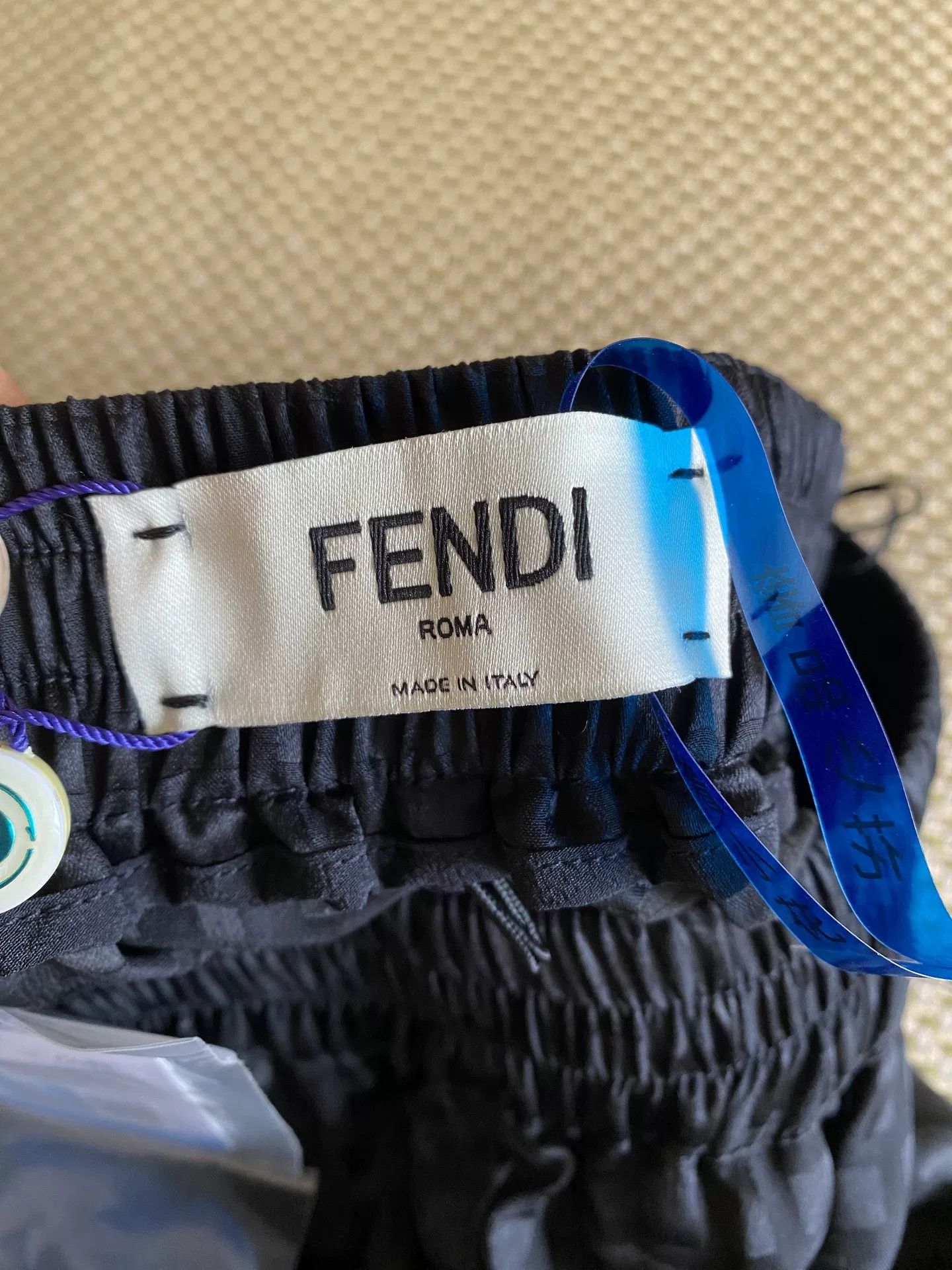 Fendi Fendi Double F Logo Silk Shorts Size US 34 / EU 50 - 4 Thumbnail