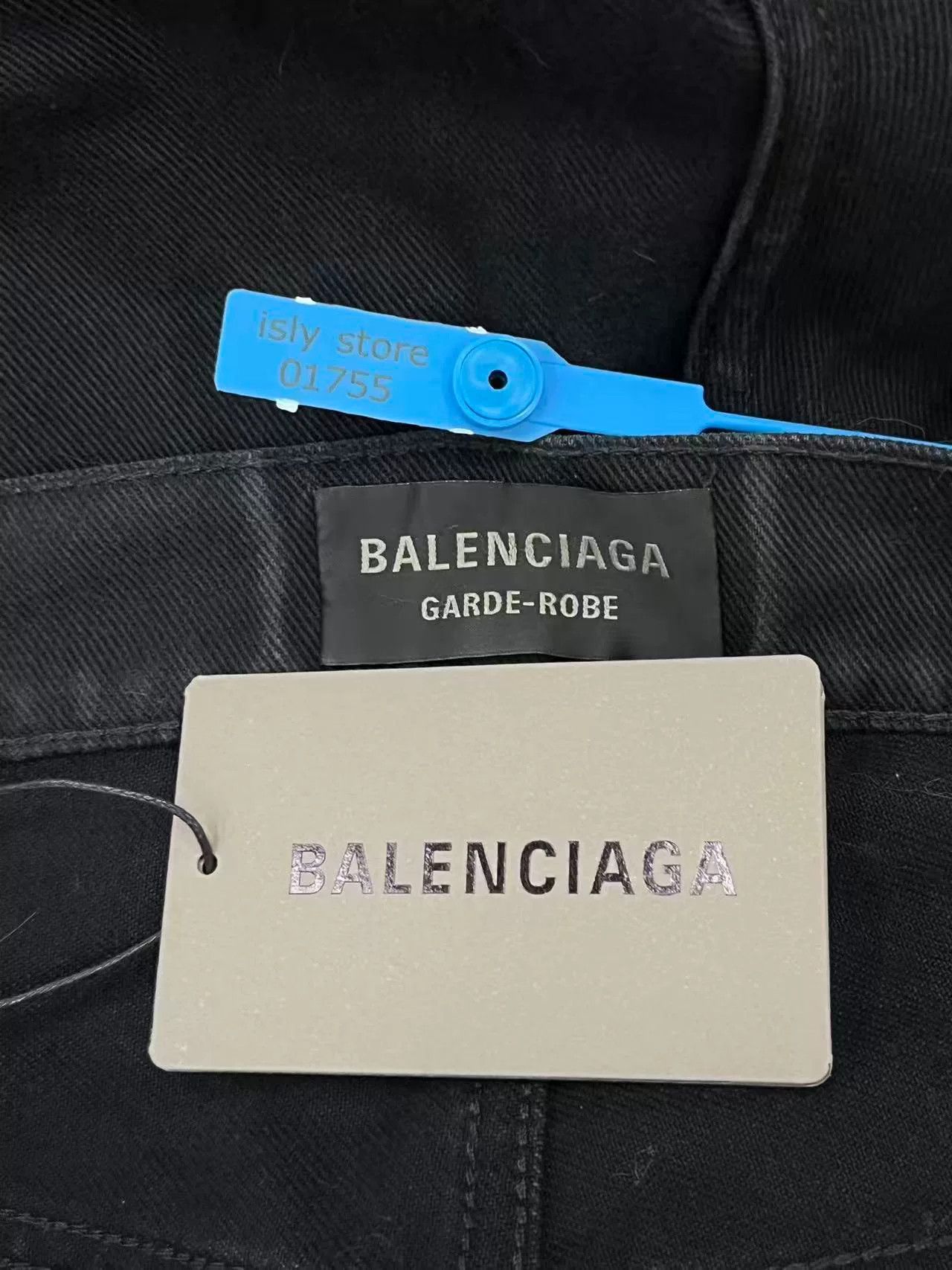 Balenciaga Balenciaga Solid Zip Wide-Leg Jeans Size US 28 / EU 44 - 4 Thumbnail