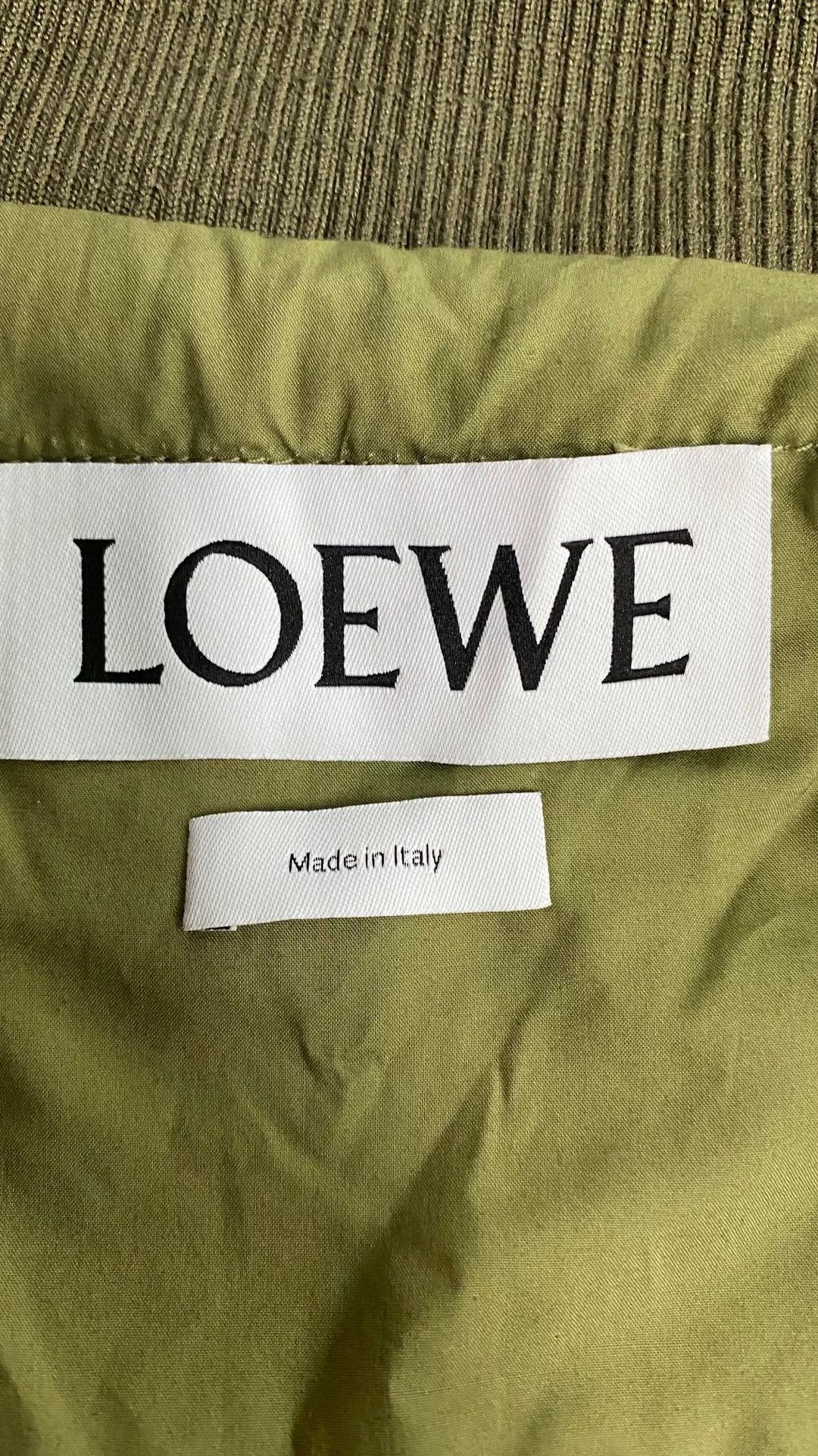 Loewe LOEWE Logo Army Green Casual Jacket Size US M / EU 48-50 / 2 - 4 Thumbnail