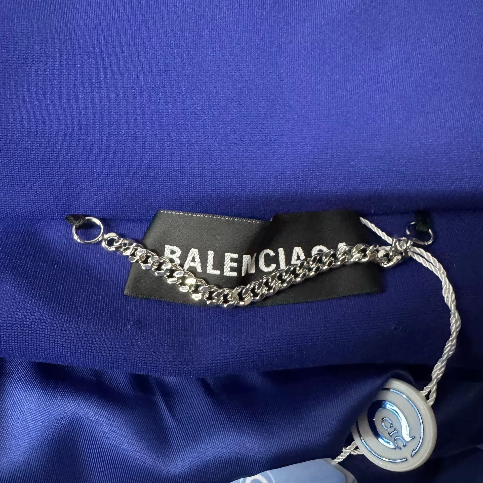 Balenciaga Balenciaga Blue Purple Zip Jacket Size US L / EU 52-54 / 3 - 7 Thumbnail