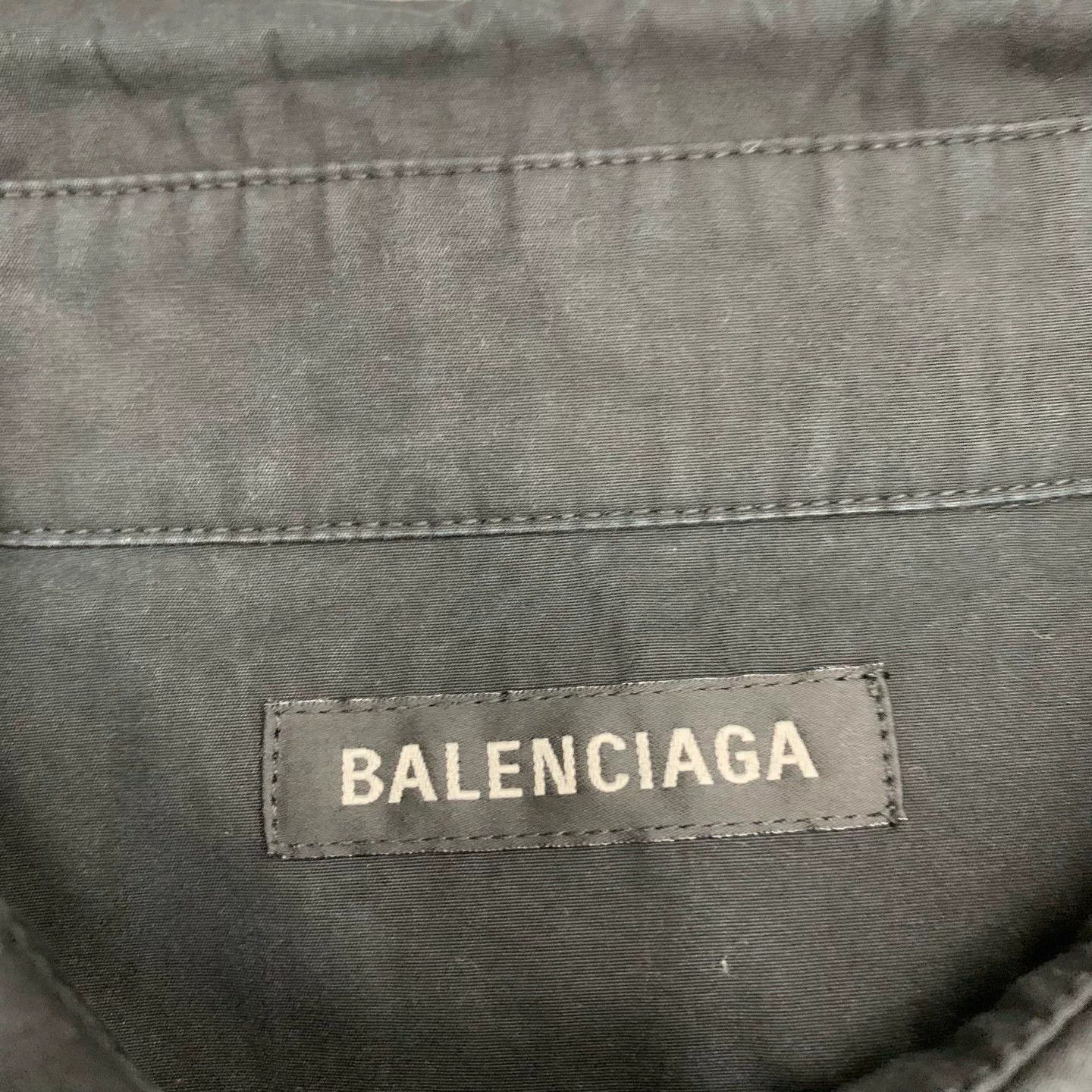 Balenciaga Balenciaga Black Tape Coke Wave Shirt Jacket Size US S / EU 44-46 / 1 - 4 Thumbnail