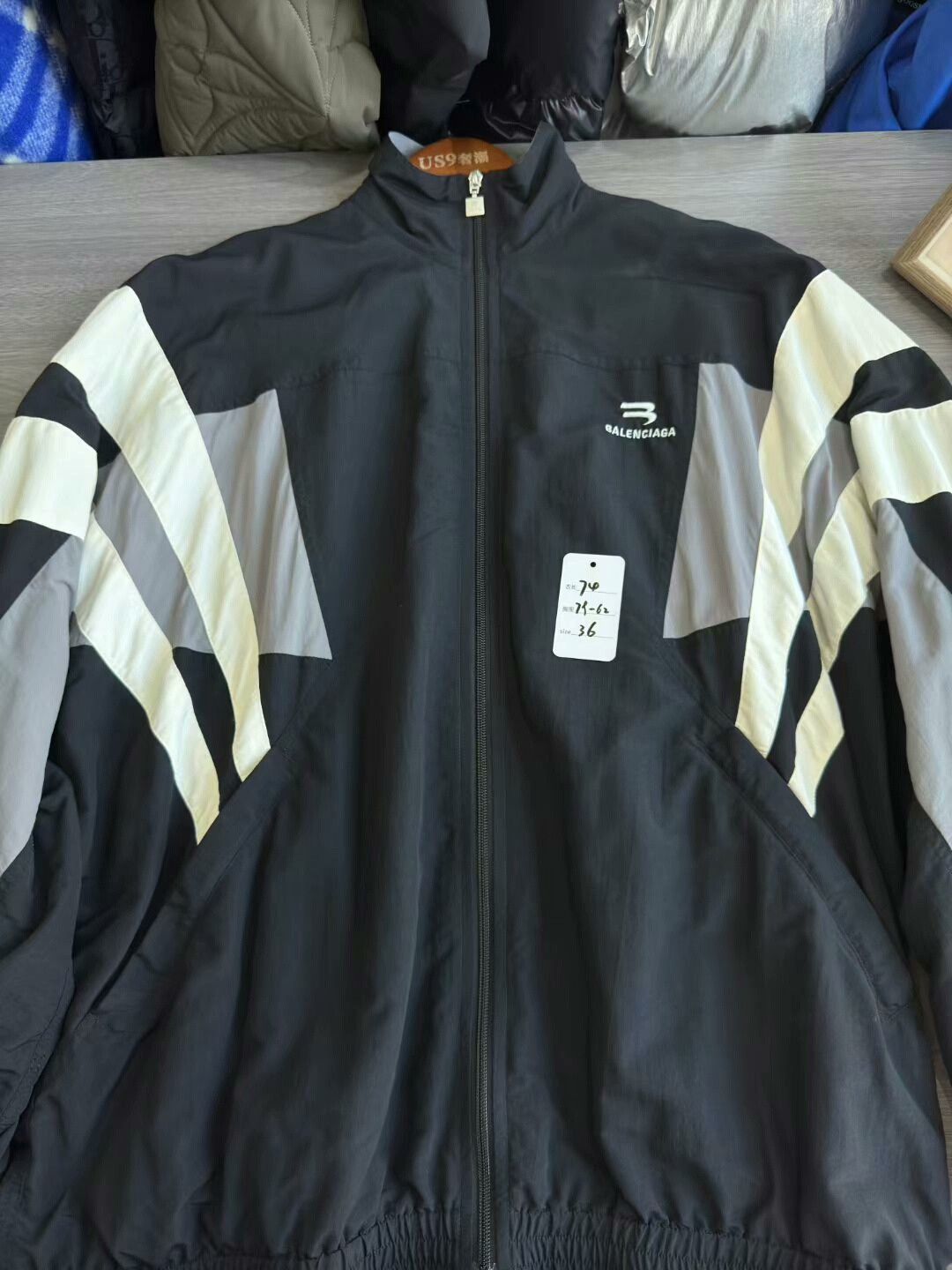 Balenciaga Balenciaga Black White Gray School Uniform Jacket Size 36 Size US S / EU 44-46 / 1 - 4 Thumbnail