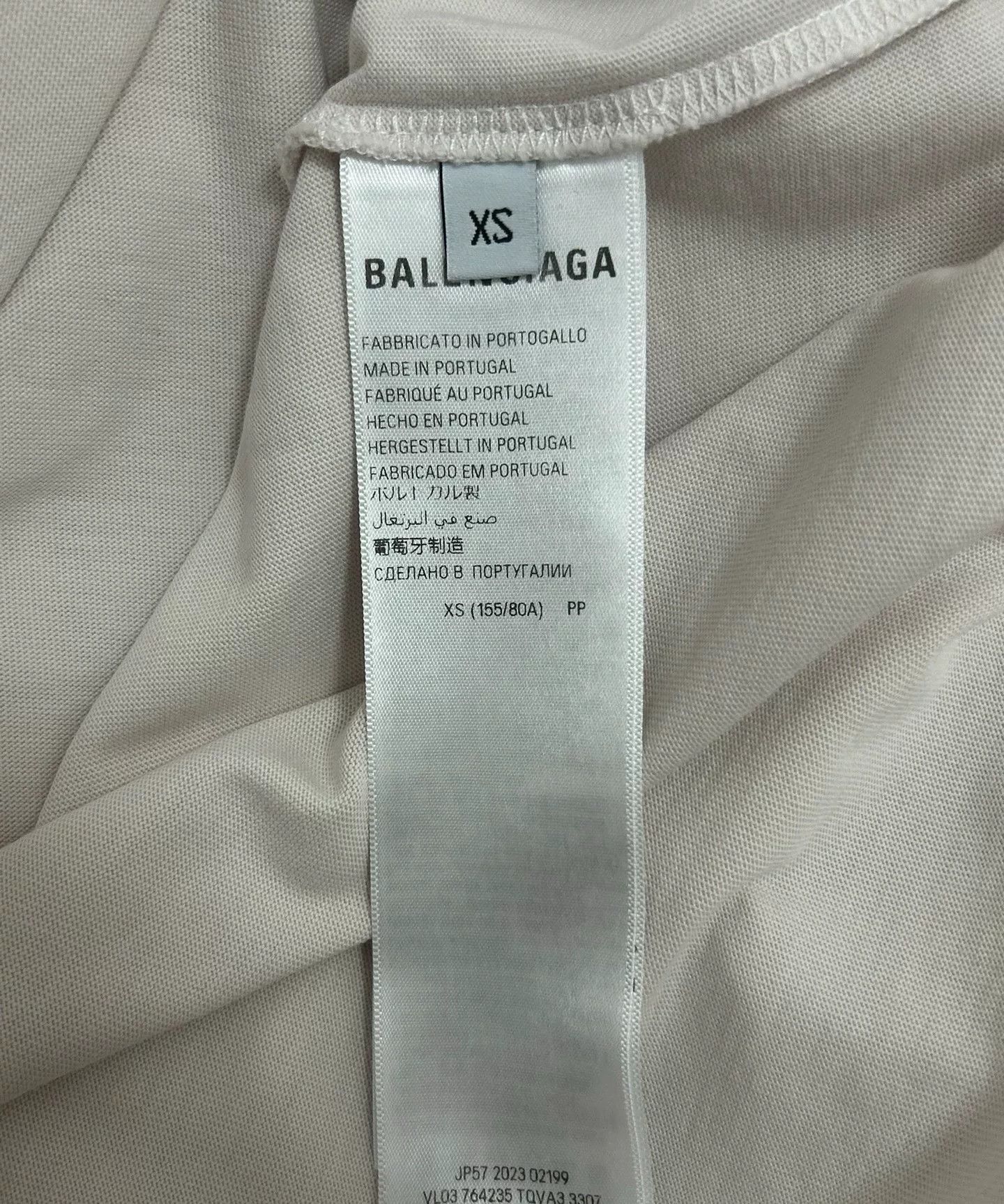 Balenciaga Balenciaga SS24 Logo Distressed Crewneck Tee Size US XS / EU 42 / 0 - 3 Thumbnail