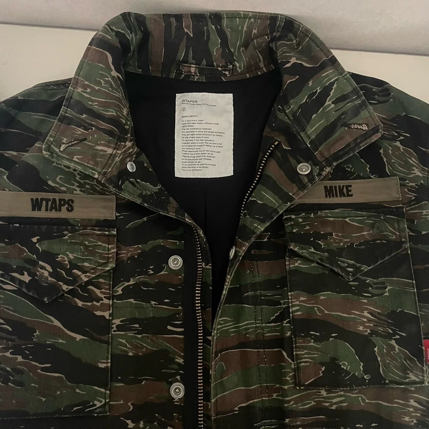 Wtaps WTAPS 17SS M65 Tiger Camo Jacket Size US M / EU 48-50 / 2 - 3 Thumbnail