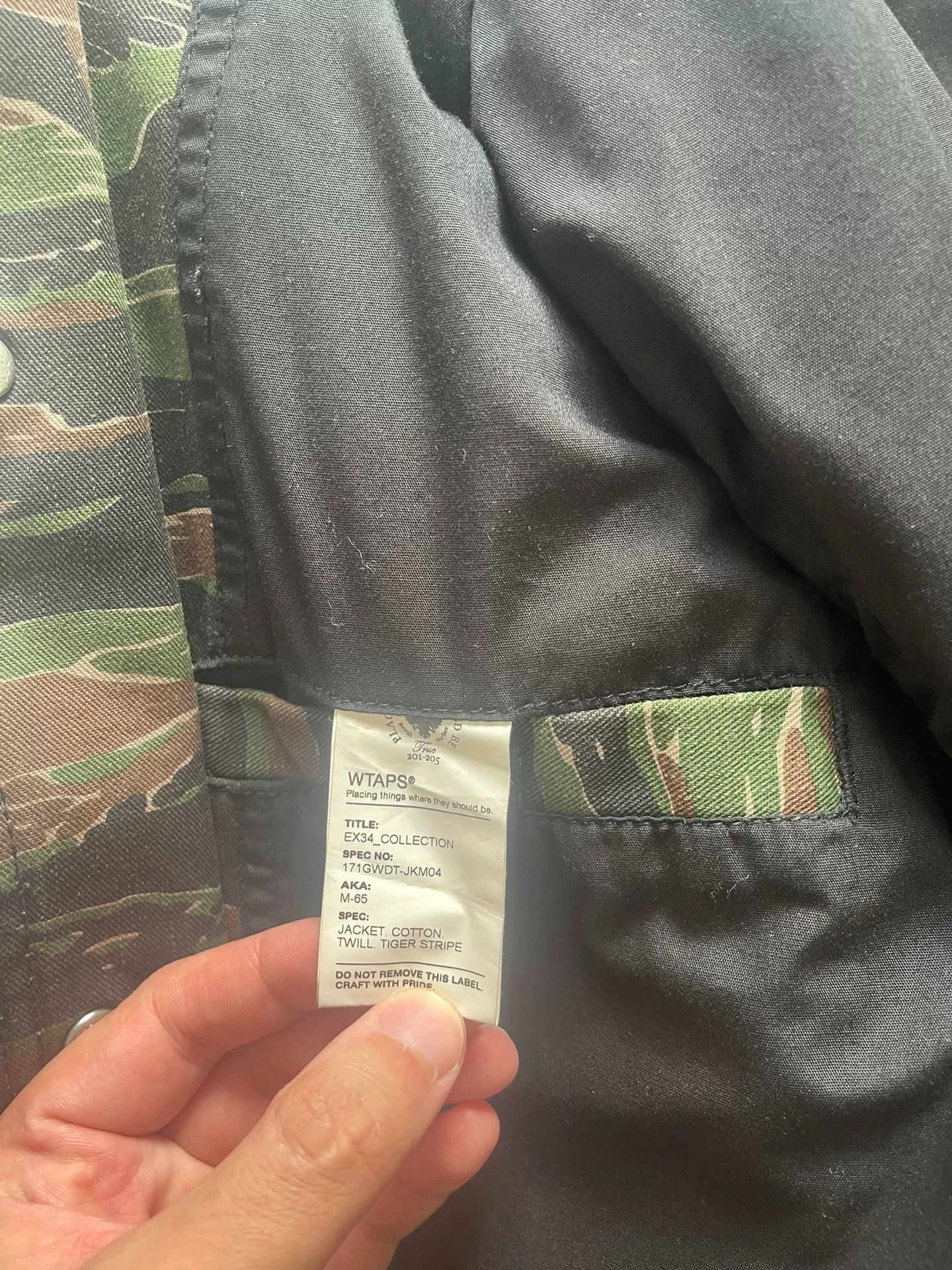 Wtaps WTAPS 17SS M65 Tiger Camo Jacket Size US M / EU 48-50 / 2 - 6 Thumbnail