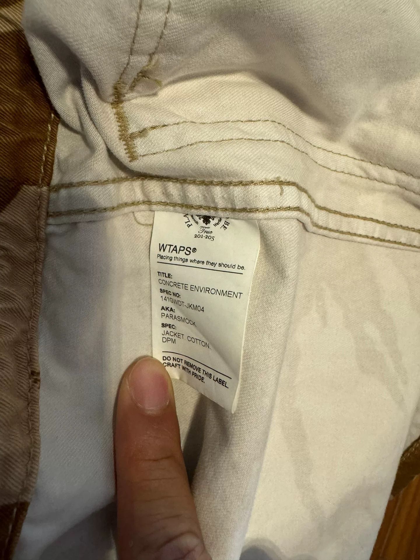 Wtaps WTAPS Parasmock 14SS Desert Camo Jacket Size US M / EU 48-50 / 2 - 4 Thumbnail