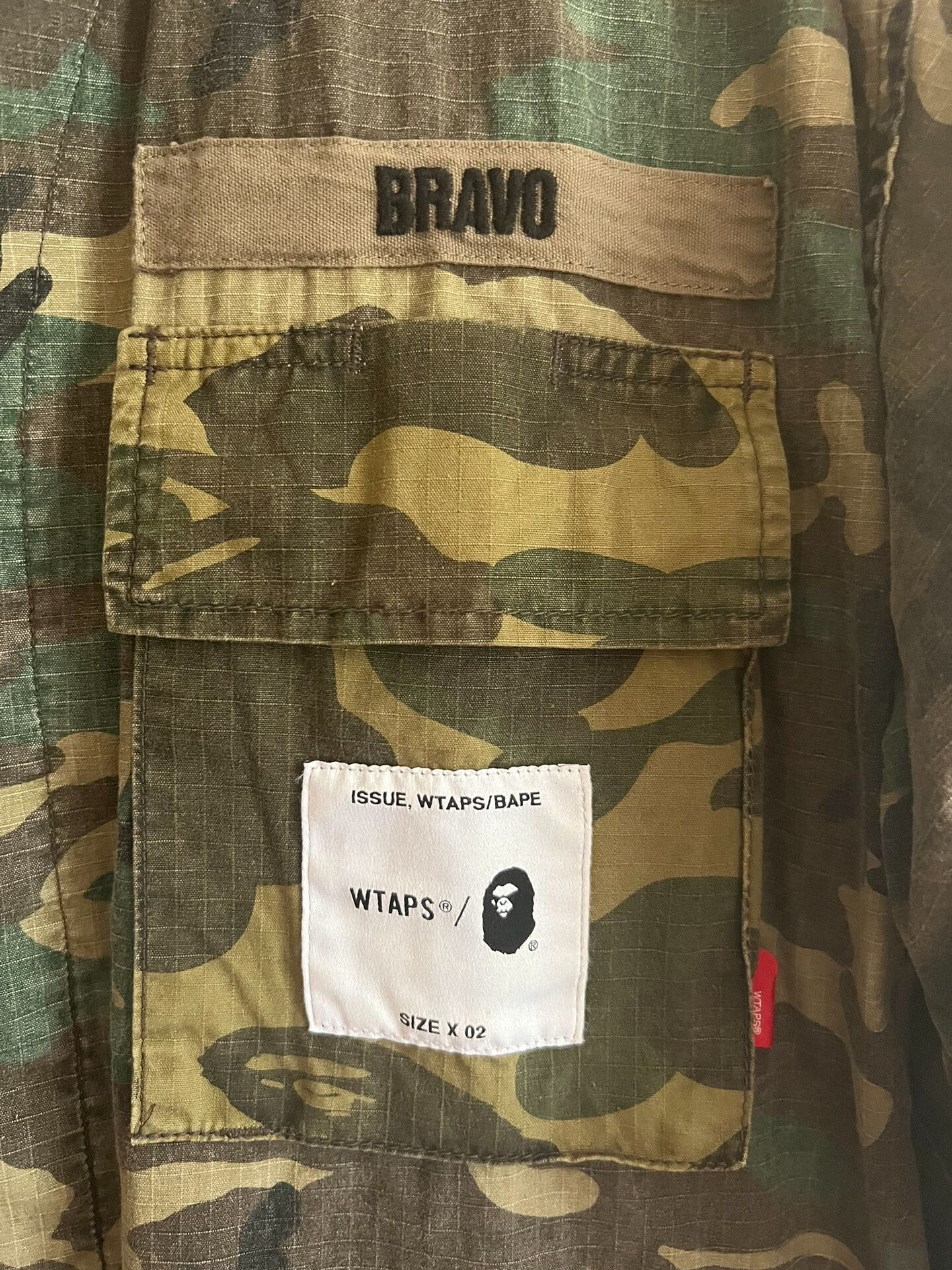 Bape WTAPS BAPE 17AW Collaborative Four-Pocket Jacket Size US M / EU 48-50 / 2 - 4 Thumbnail