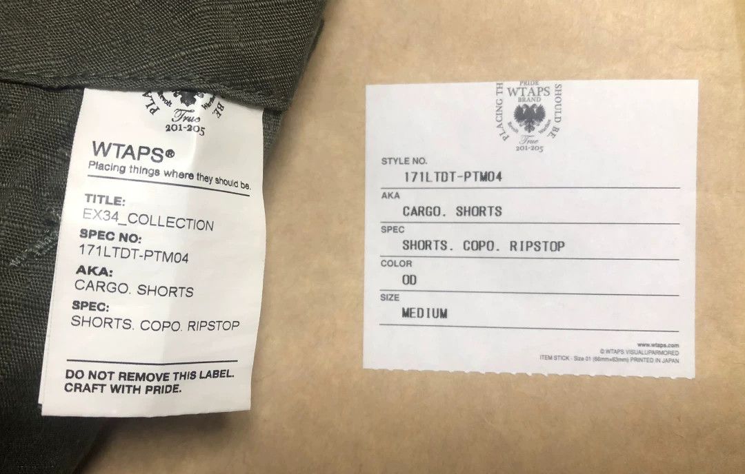 Wtaps WTAPS Cargo Shorts 17SS OD M Size US 32 / EU 48 - 8 Thumbnail