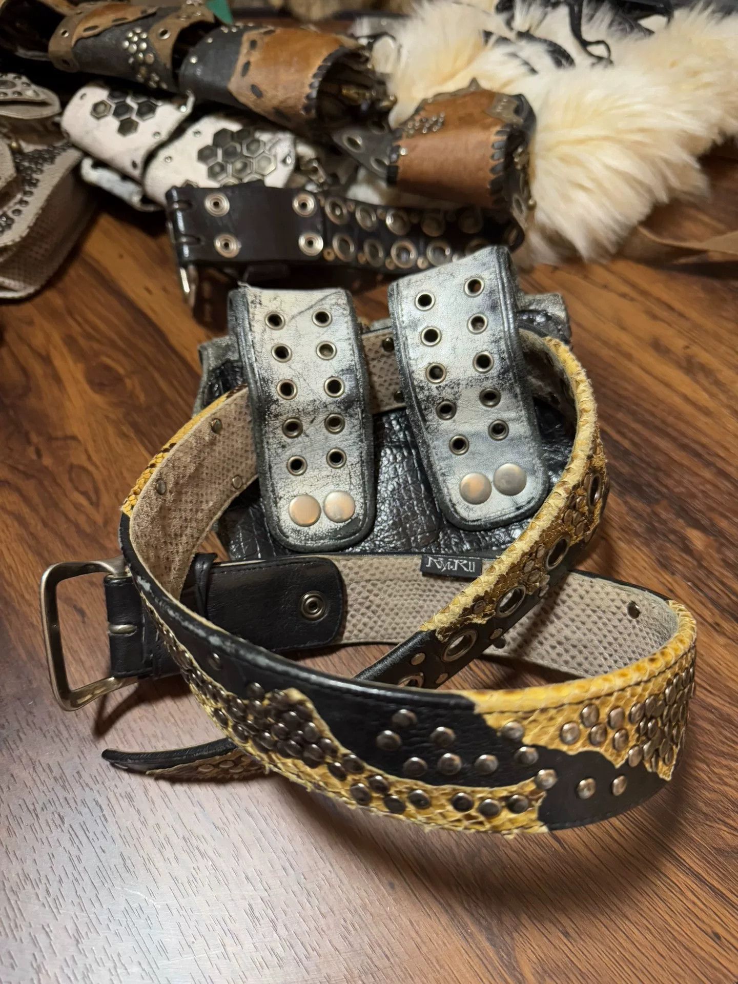 KMRii kmrii Python Double Waist Bag Size ONE SIZE - 3 Thumbnail