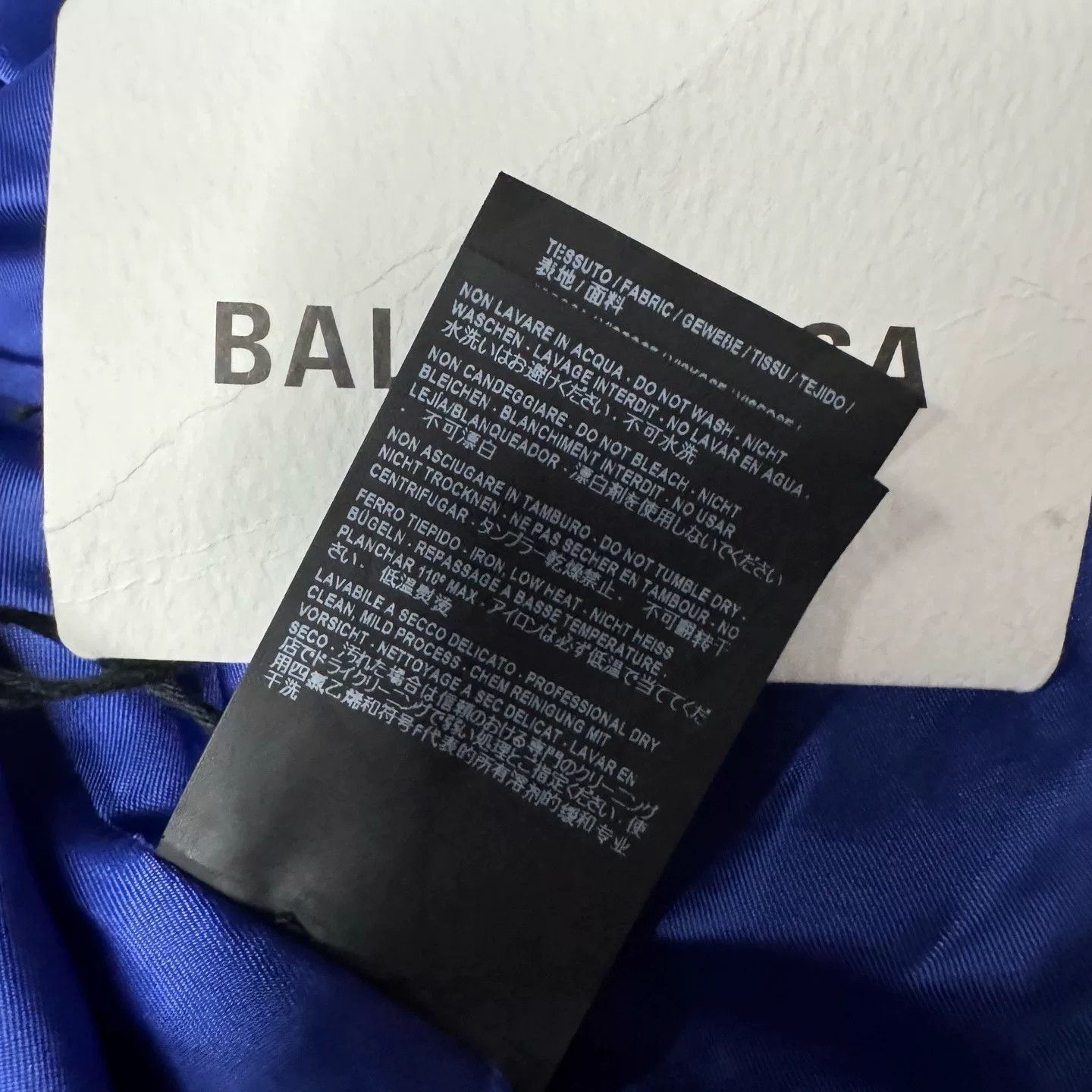 Balenciaga Balenciaga Blue Purple Jacket Size US XL / EU 56 / 4 - 6 Thumbnail