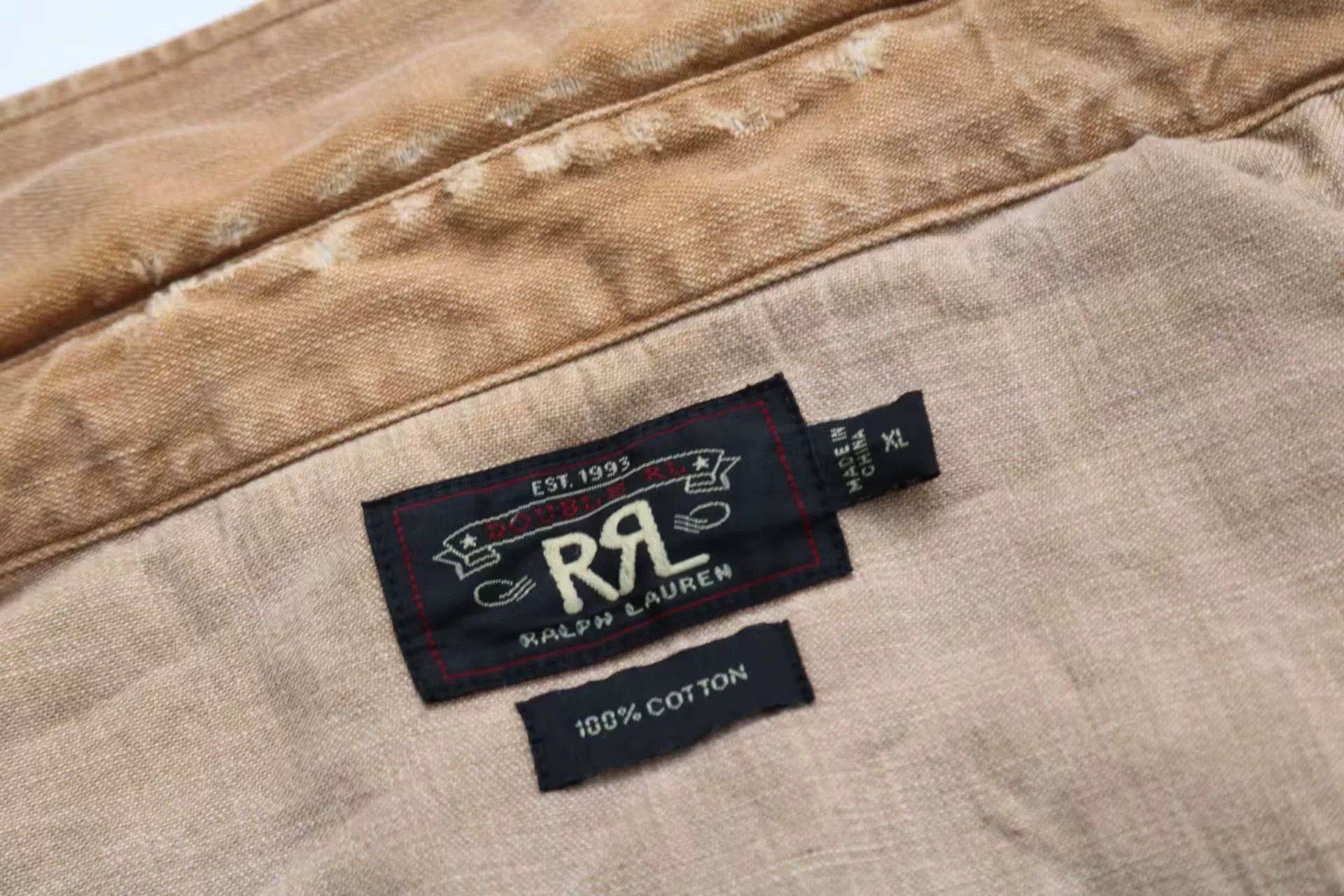 RRL Ralph Lauren RRL Vintage Western Shirt Brown Size US M / EU 48-50 / 2 - 7 Thumbnail