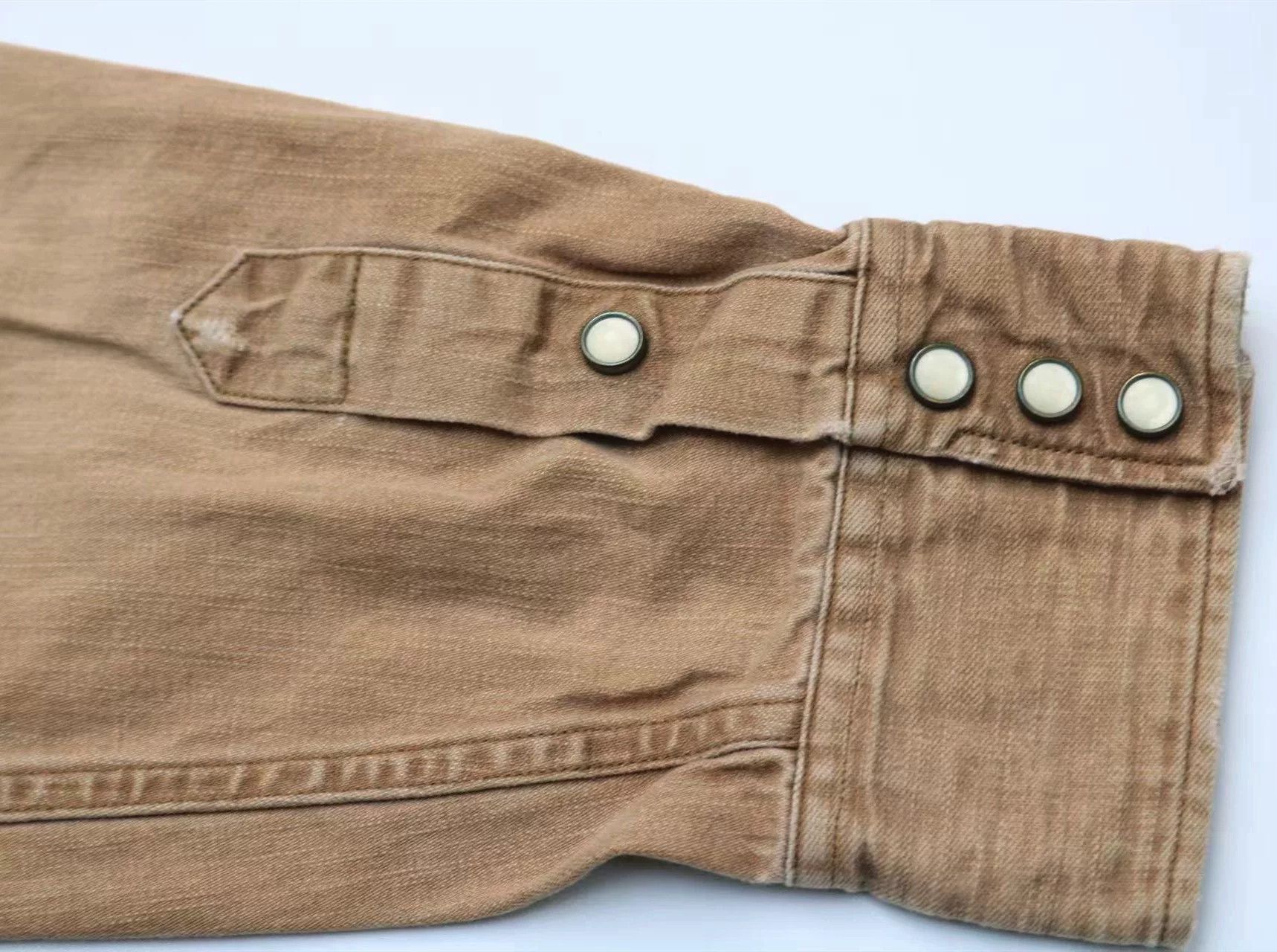 RRL Ralph Lauren RRL Vintage Western Shirt Brown Size US M / EU 48-50 / 2 - 6 Thumbnail