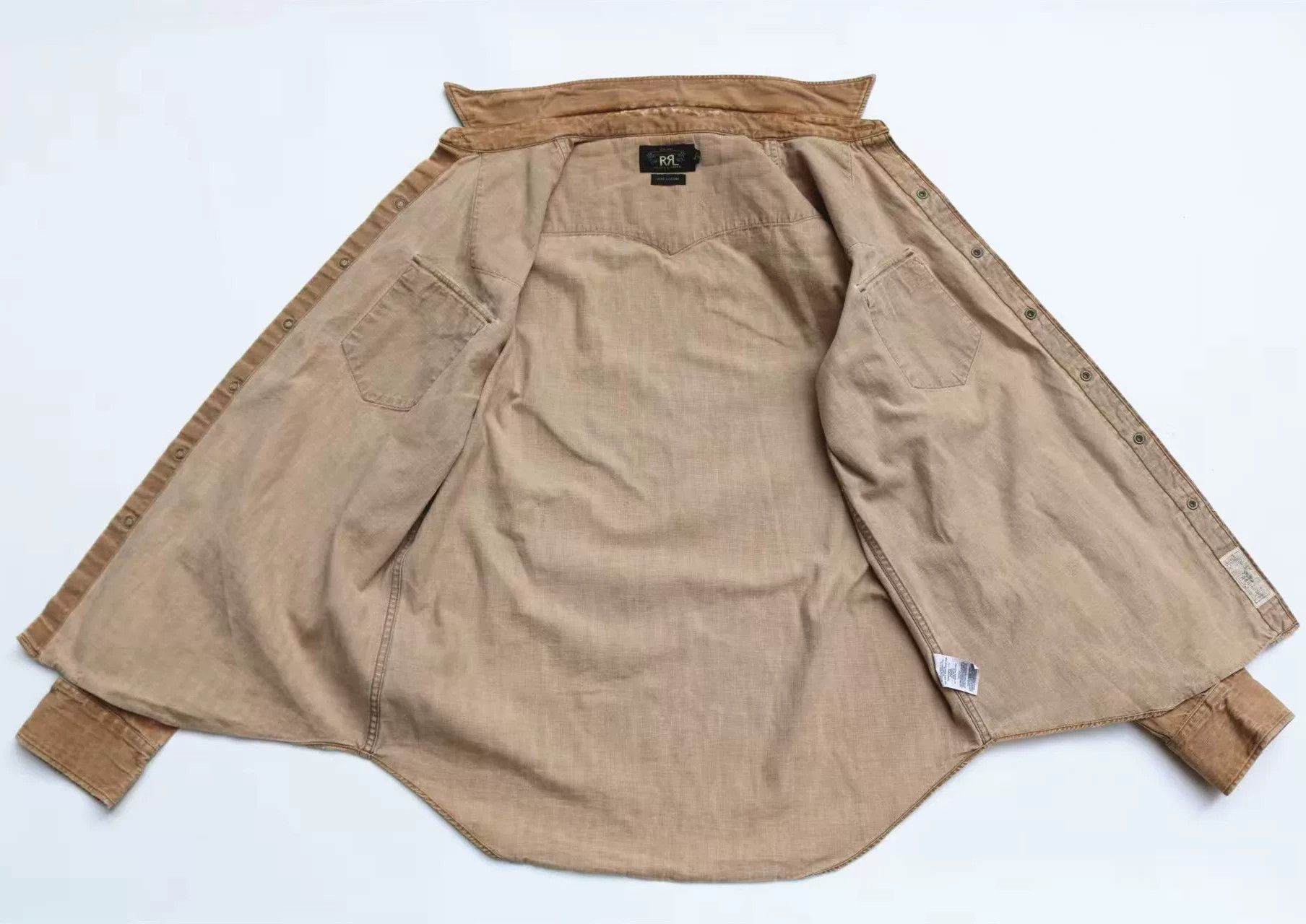 RRL Ralph Lauren RRL Vintage Western Shirt Brown Size US M / EU 48-50 / 2 - 3 Thumbnail