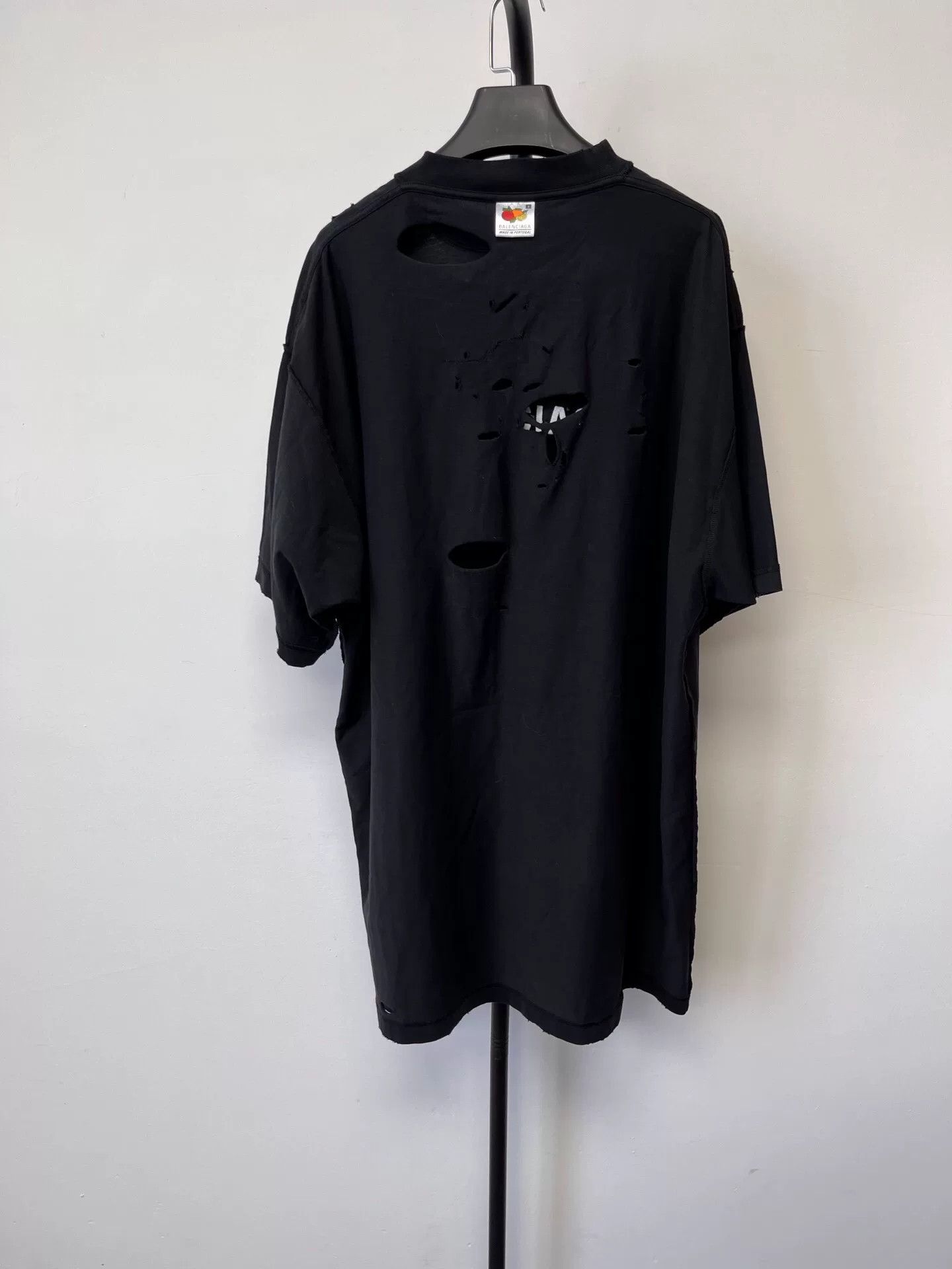 Balenciaga Balenciaga Logo Print Crew Neck T-Shirt Size US XXS / EU 40 - 2 Thumbnail