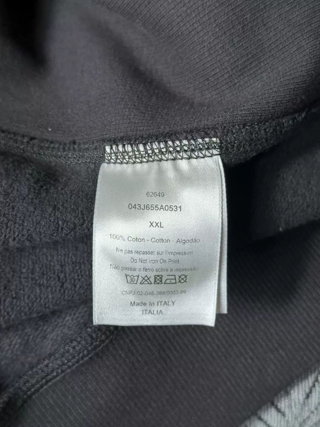 Dior Dior Flocked Logo Sweatshirt Size US XXL / EU 58 / 5 - 4 Thumbnail