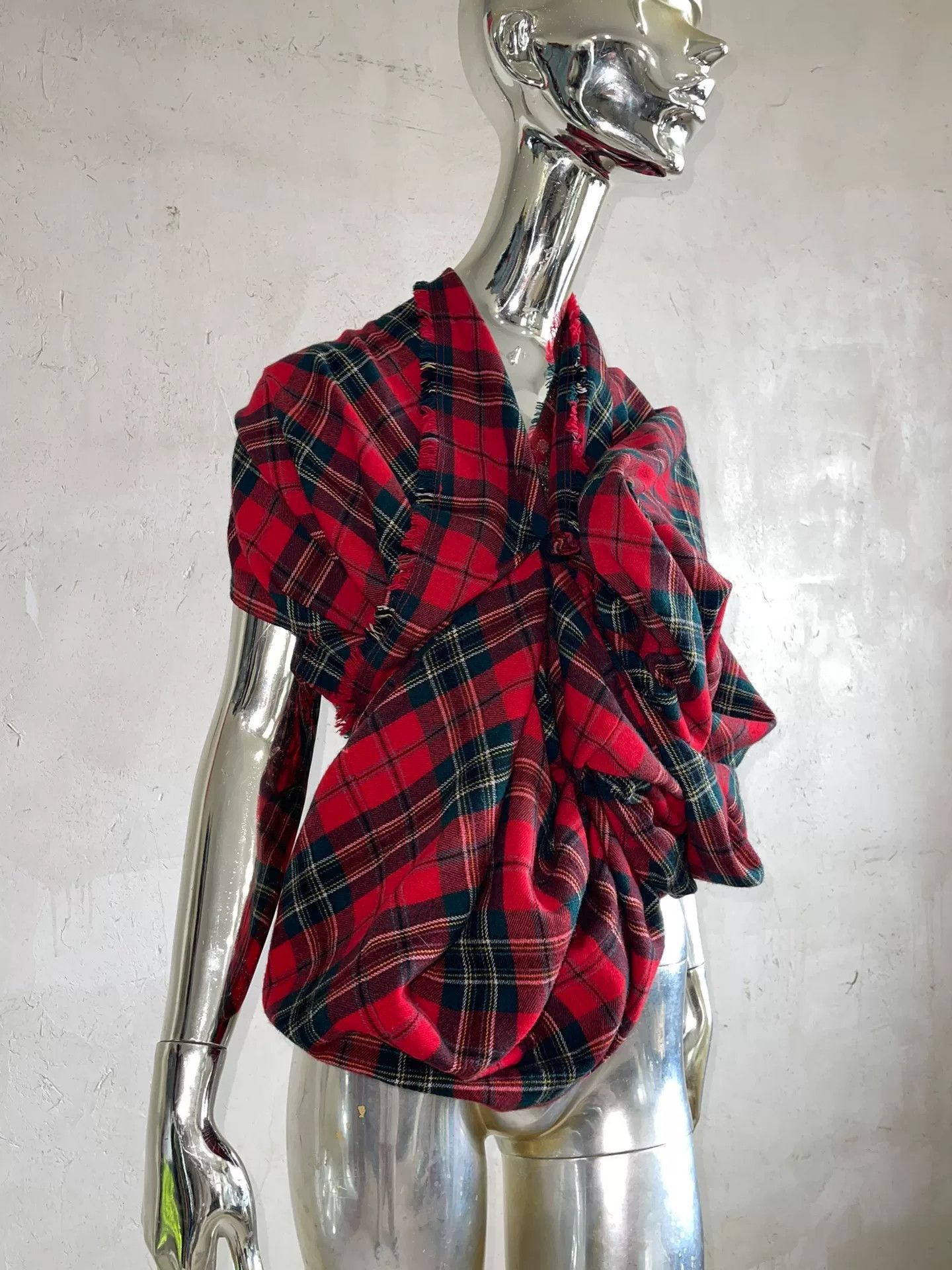Junya Watanabe junya watanabe red plaid cardigan top Size US S / EU 44-46 / 1 - 2 Thumbnail