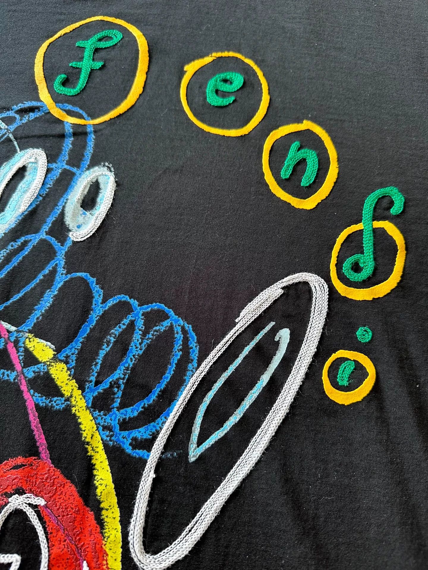 Moncler fendi graphic oversized t-shirt in black Size US XL / EU 56 / 4 - 2 Thumbnail