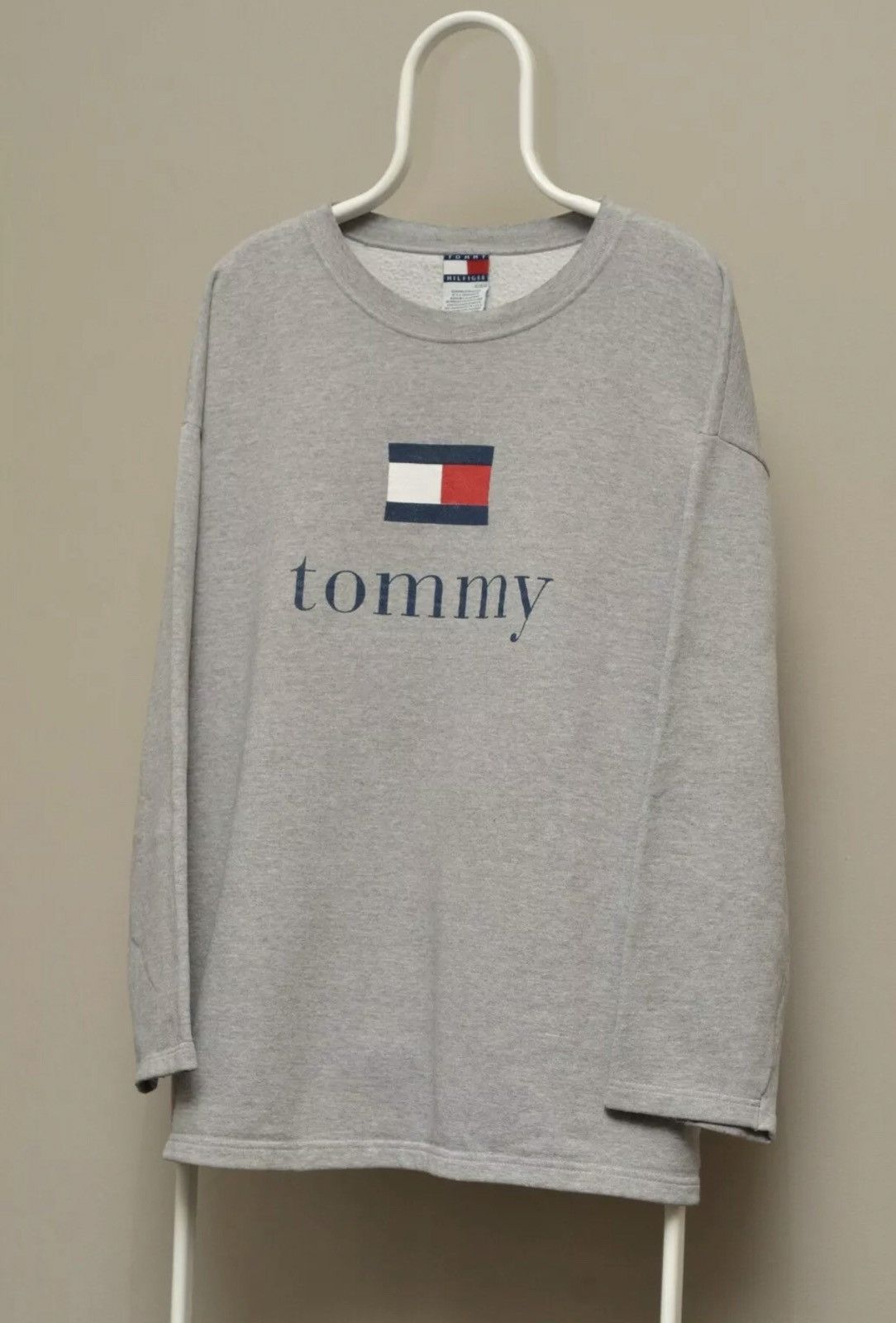 Tommy Hilfiger Vintage Rare Grey Sweatshirt Jumper