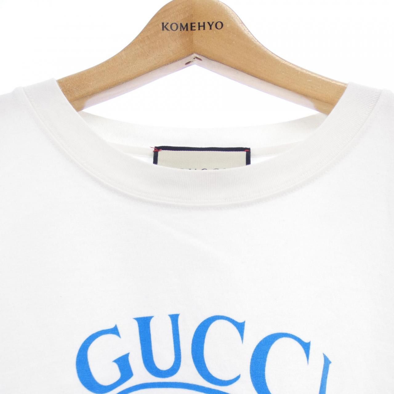 Gucci Gucci Gucci T-shirt Cotton T-Shirts 616036XJCSQ DUTY FREE for USA Size ONE SIZE - 5 Thumbnail