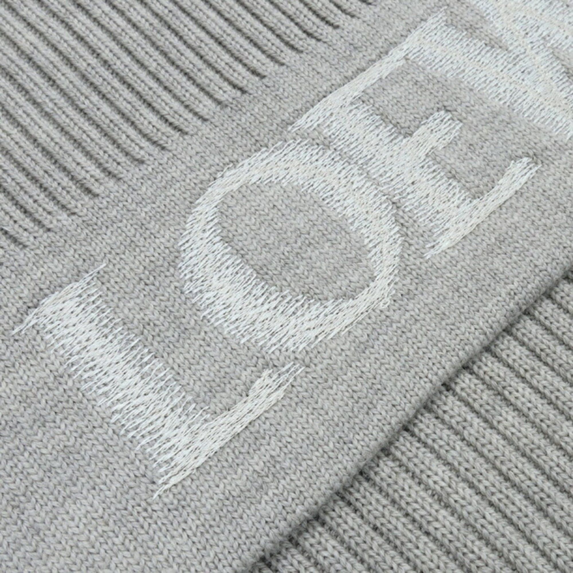 Loewe LOEWE Women's Ribbed Greige Scarf F540257X22 Size ONE SIZE - 4 Thumbnail