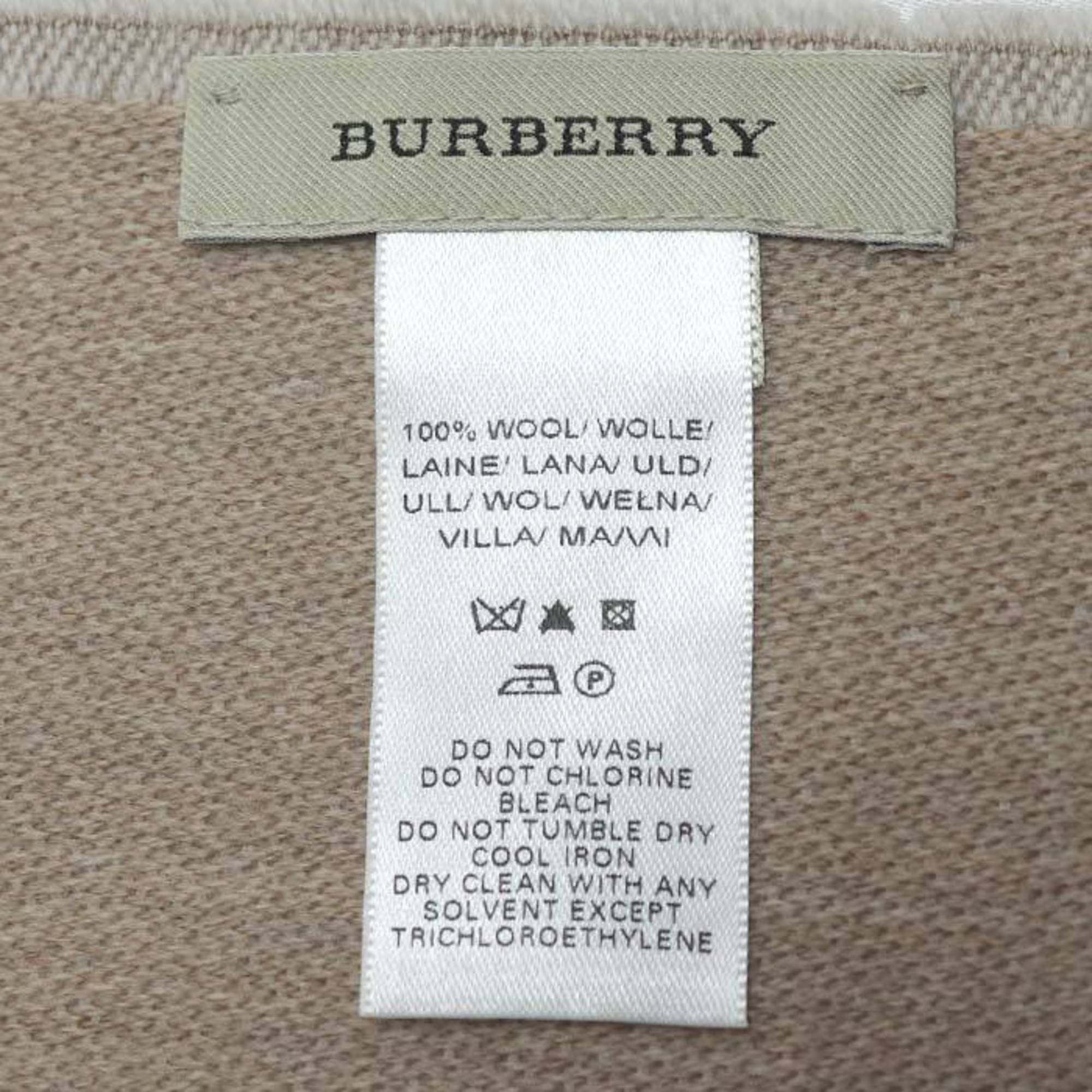 Burberry BURBERRY Beige Unisex Scarf Size ONE SIZE - 5 Thumbnail