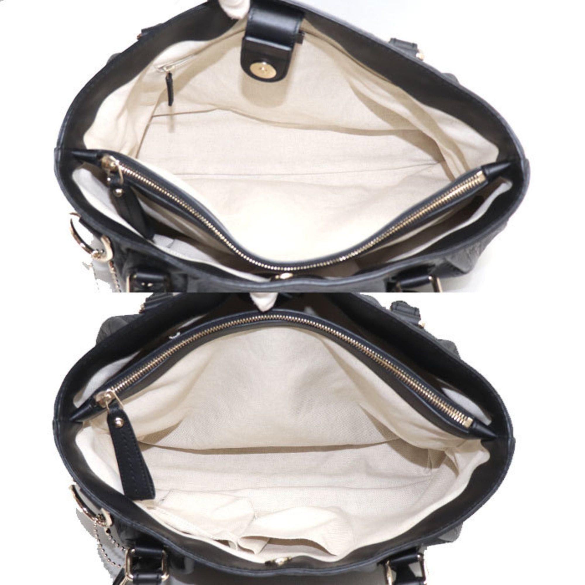 Gucci GUCCI Guccissima Sukey Tote Bag, Black, Women's, 296835 Size ONE SIZE - 3 Thumbnail