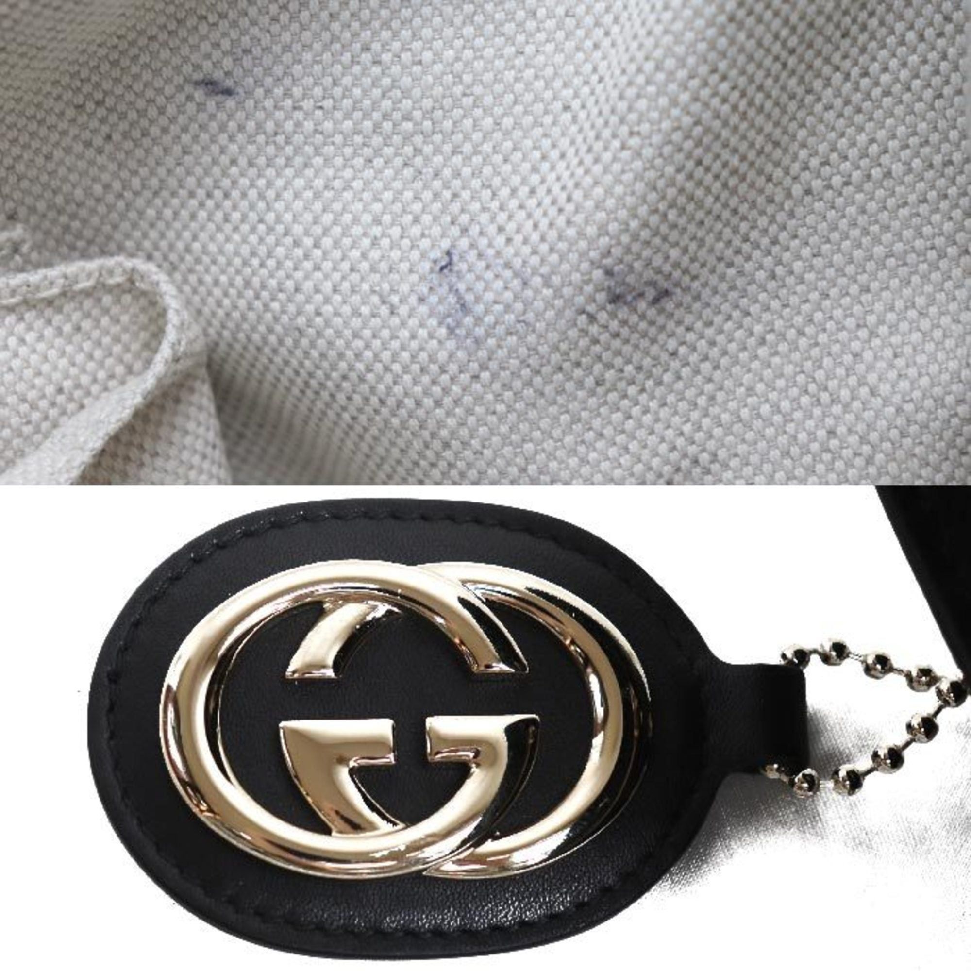 Gucci GUCCI Guccissima Sukey Tote Bag, Black, Women's, 296835 Size ONE SIZE - 6 Thumbnail