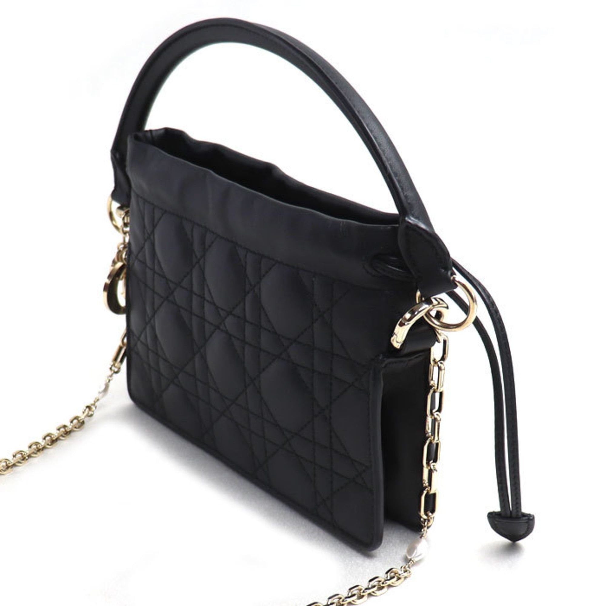 Dior Christian Dior Dior Lady Millie Mini Shoulder Bag, Black, S0981ONMJ, M900, Women's Size ONE SIZE - 2 Thumbnail
