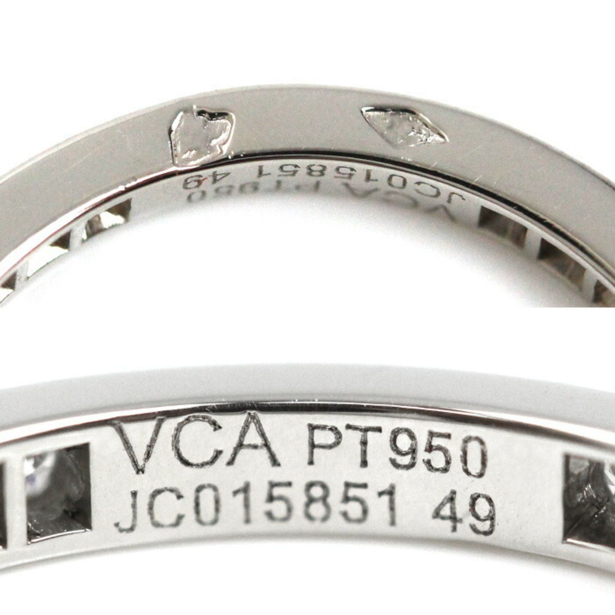 Van Cleef & Arpels Van Cleef & Arpels Pt950 Platinum Romance Eternity Ring VCARPJMJ00 with Diamonds, Size 9, 49mm, 2.2g, Women's Size ONE SIZE - 5 Thumbnail