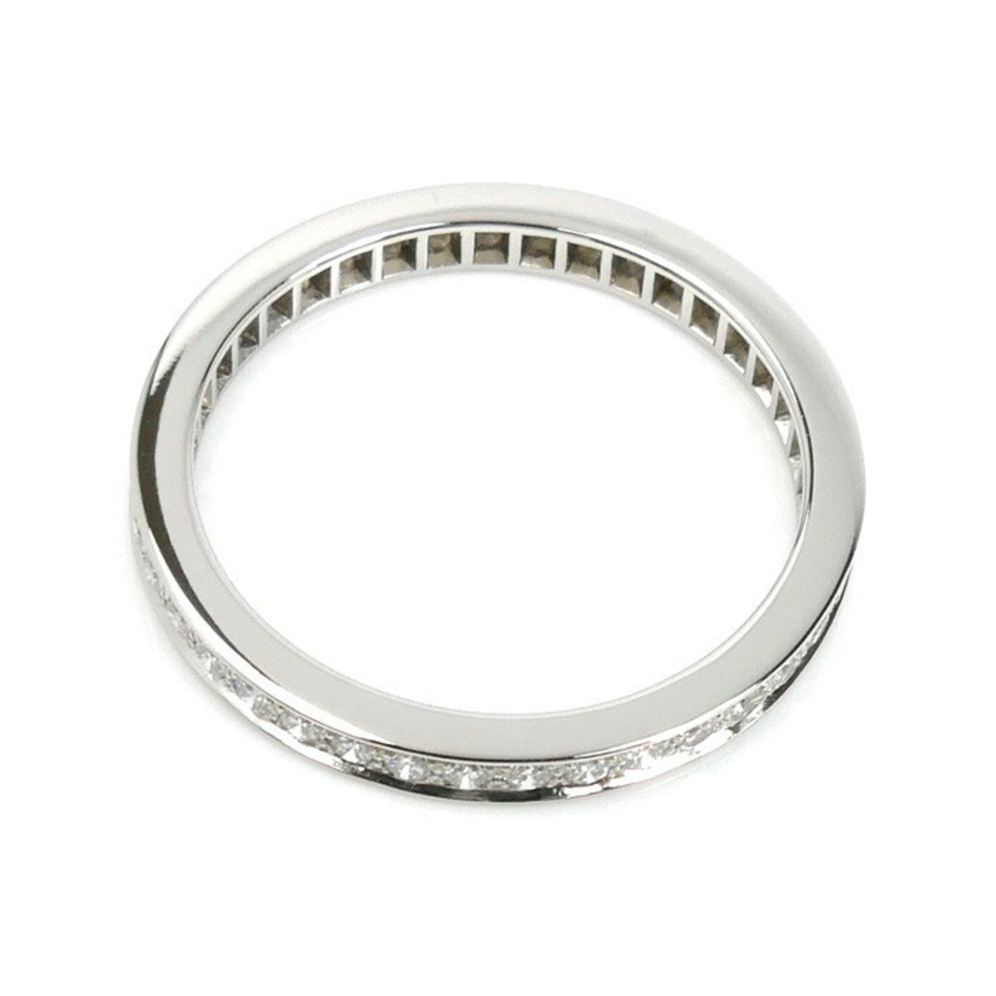 Van Cleef & Arpels Van Cleef & Arpels Pt950 Platinum Romance Eternity Ring VCARPJMJ00 with Diamonds, Size 9, 49mm, 2.2g, Women's Size ONE SIZE - 4 Thumbnail
