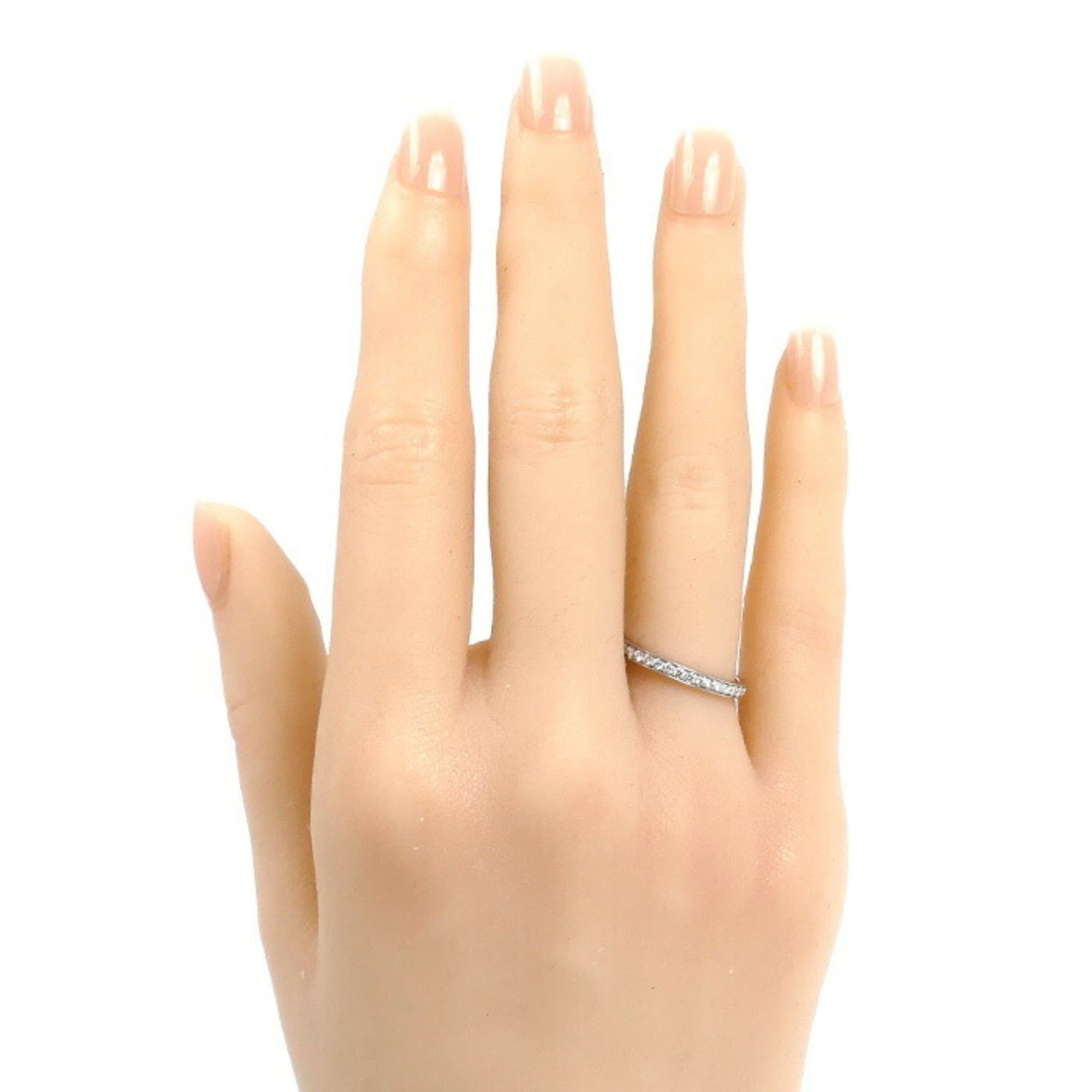 Van Cleef & Arpels Van Cleef & Arpels Pt950 Platinum Romance Eternity Ring VCARPJMJ00 with Diamonds, Size 9, 49mm, 2.2g, Women's Size ONE SIZE - 7 Thumbnail