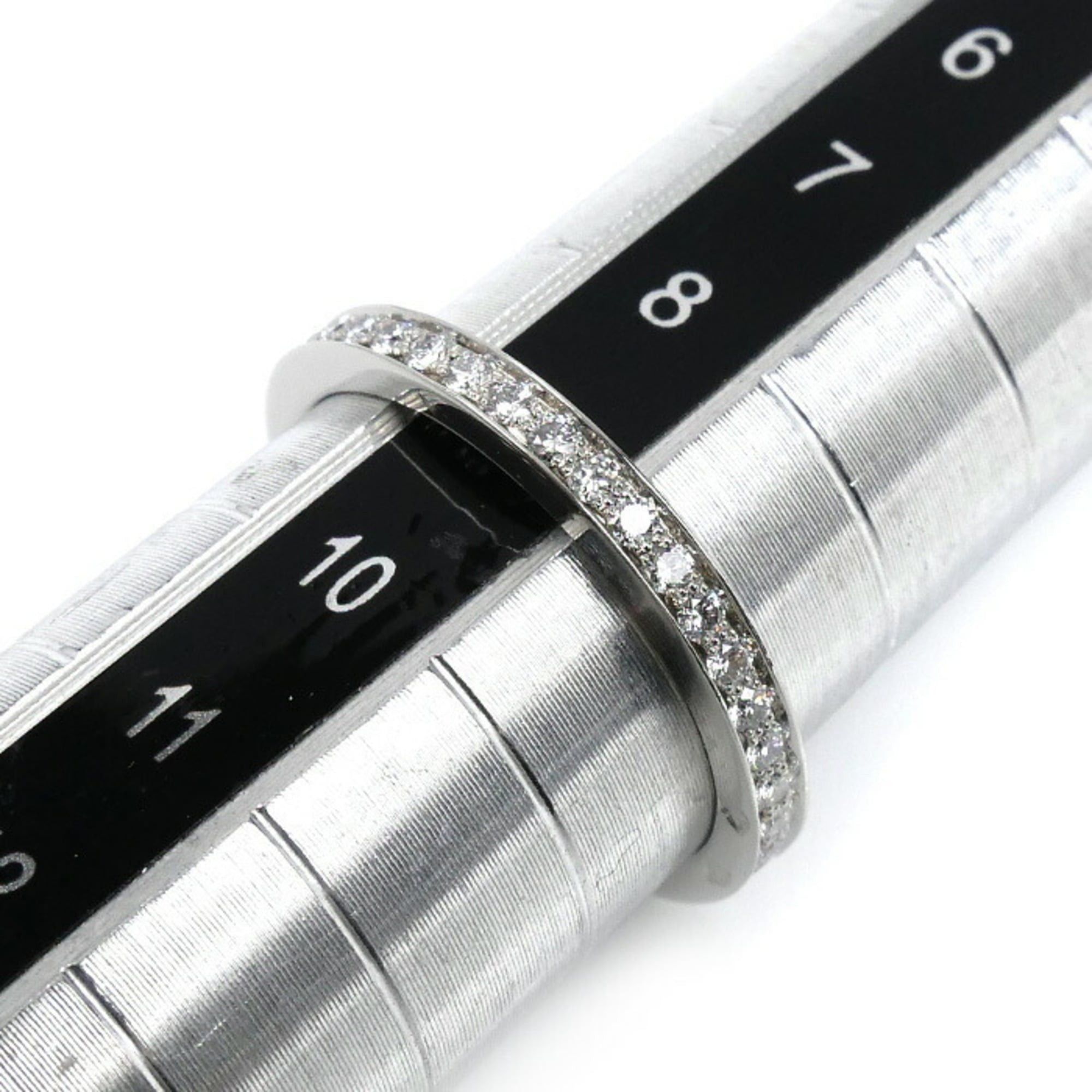 Van Cleef & Arpels Van Cleef & Arpels Pt950 Platinum Romance Eternity Ring VCARPJMJ00 with Diamonds, Size 9, 49mm, 2.2g, Women's Size ONE SIZE - 6 Thumbnail