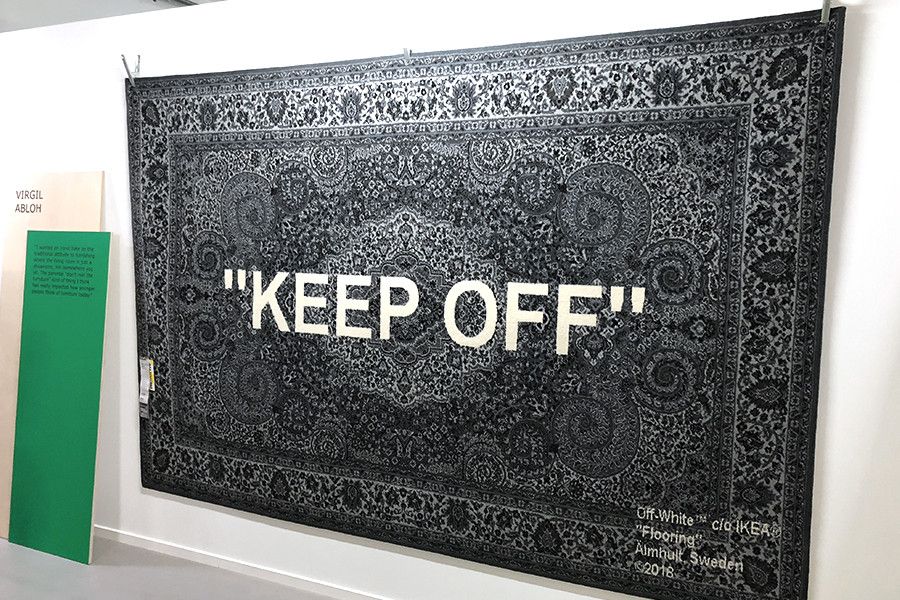OffWhite Ikea x OffWhite “KEEP OFF” rug IN HAND Grailed