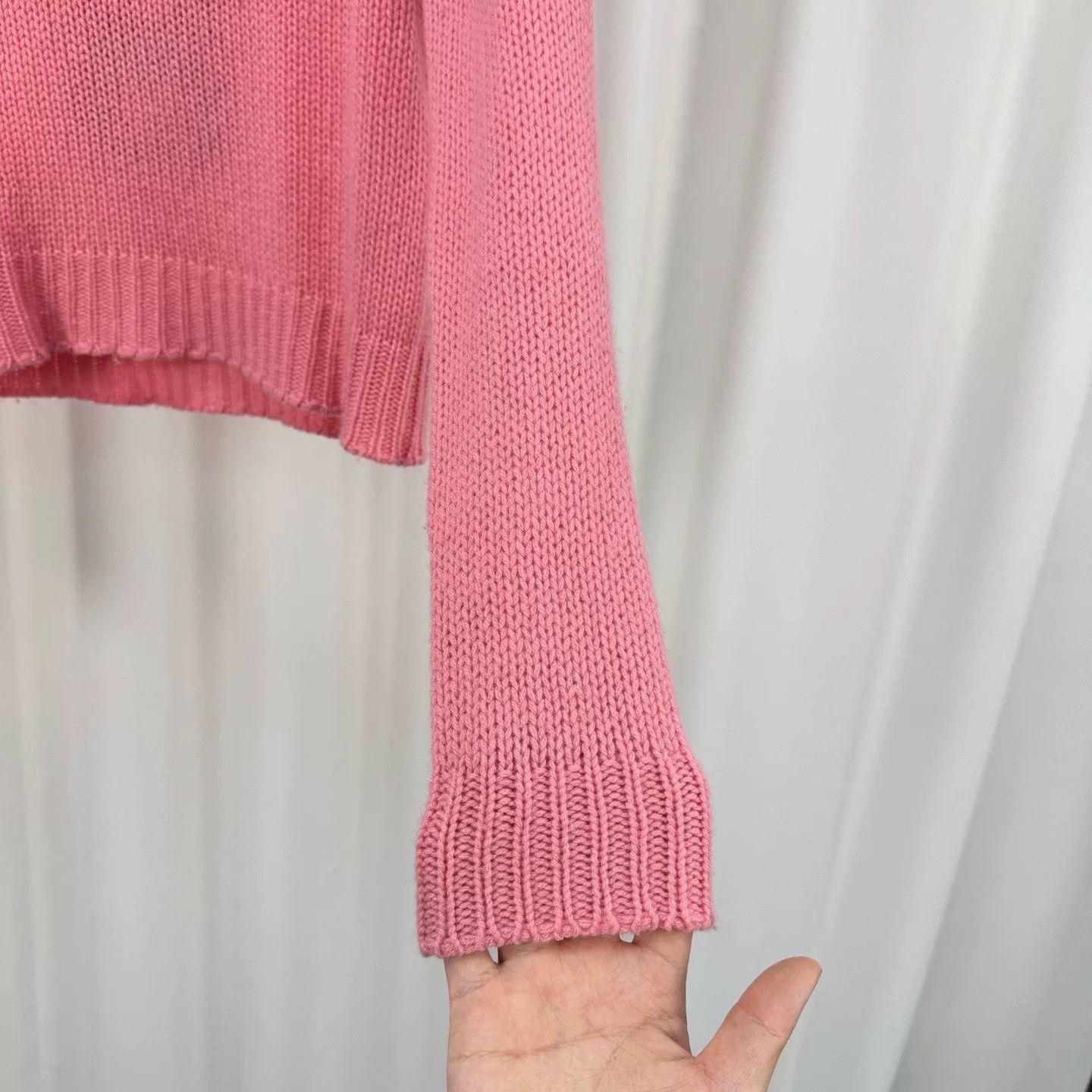 Dior dior pink knit sweater with j’adior logo Size US XS / EU 42 / 0 - 4 Thumbnail