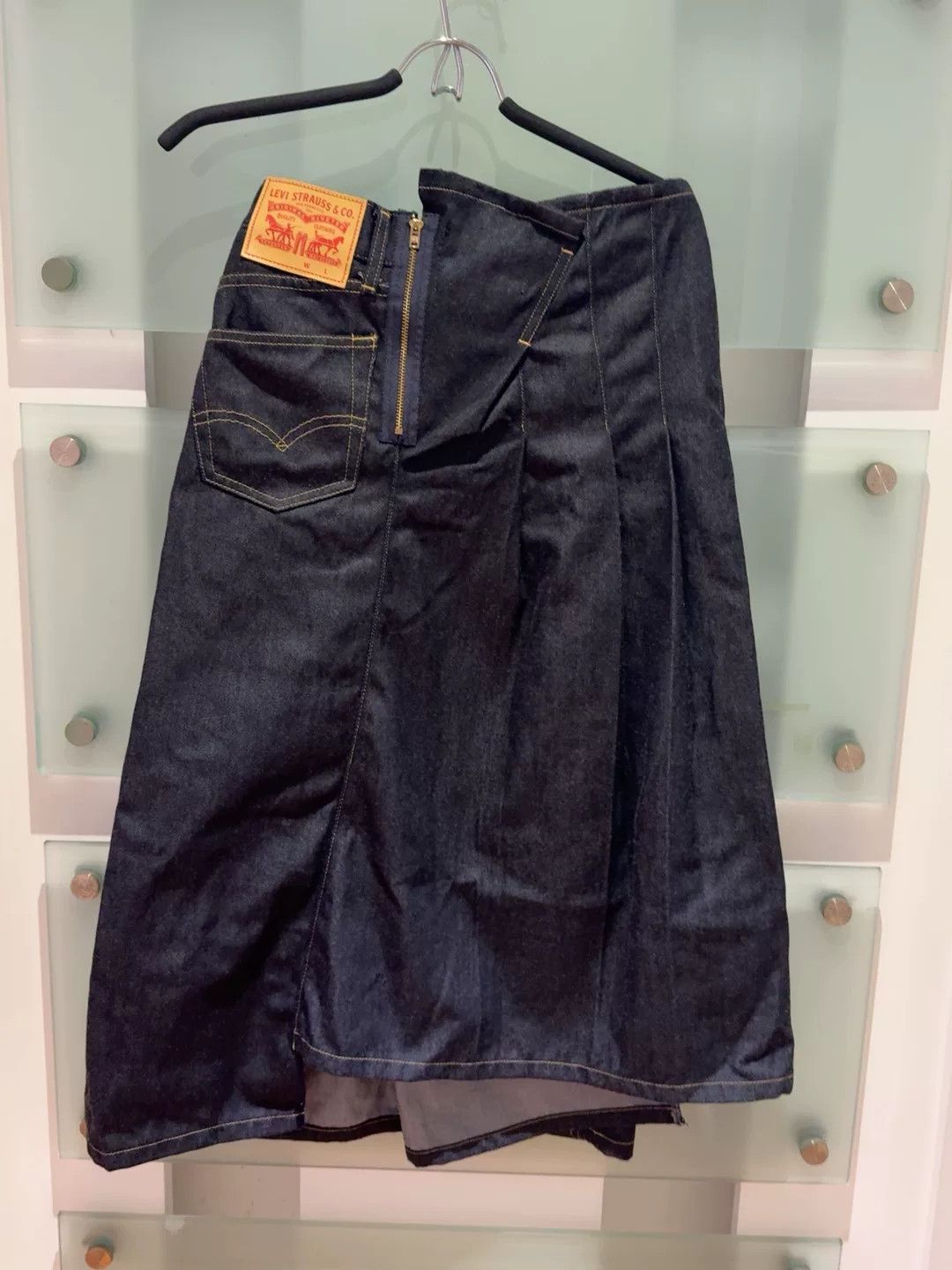 Junya Watanabe junya watanabe cdg denim skirt Size US 26 / EU 42 - 2 Thumbnail