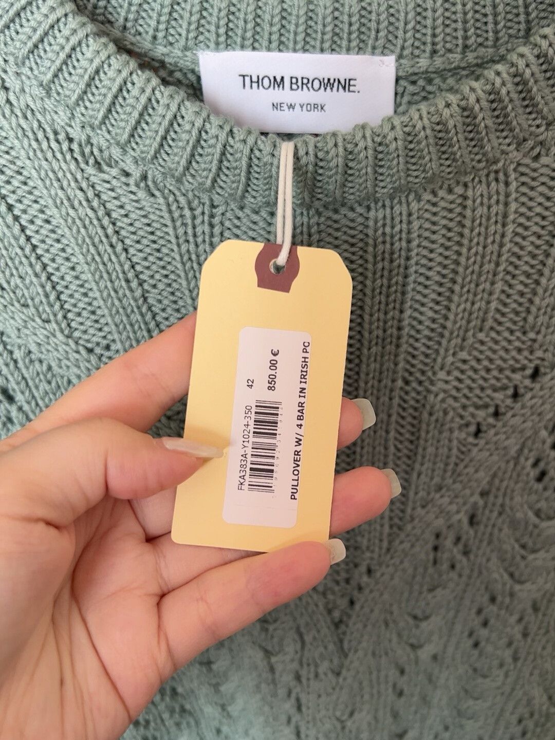 Thom Browne thom browne knitted wool sweater for women Size US M / EU 48-50 / 2 - 5 Thumbnail