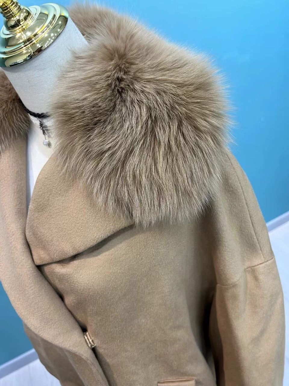 Max Mara max mara classic camel cashmere coat Size US L / EU 52-54 / 3 - 3 Thumbnail