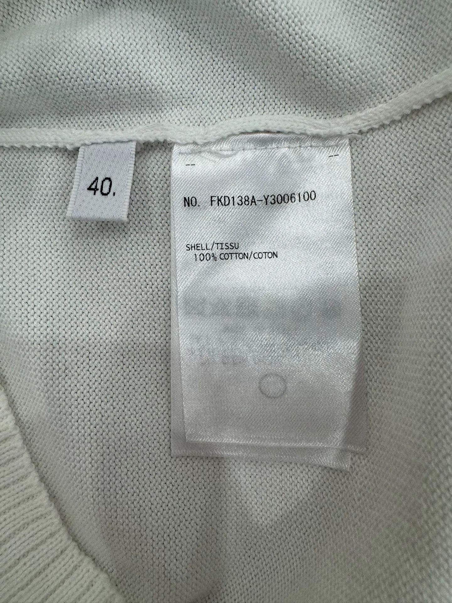 Thom Browne thom browne white knitted dress with logo Size US M / EU 48-50 / 2 - 7 Thumbnail