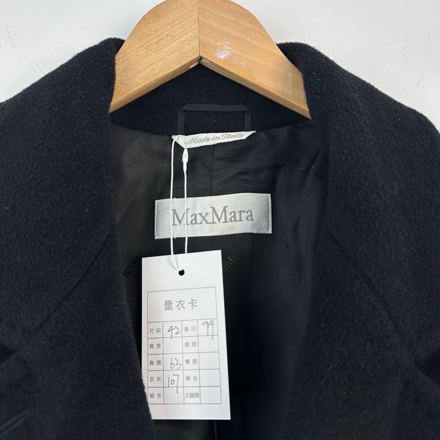 Max Mara max mara wool coat in navy blue Size US M / EU 48-50 / 2 - 3 Thumbnail