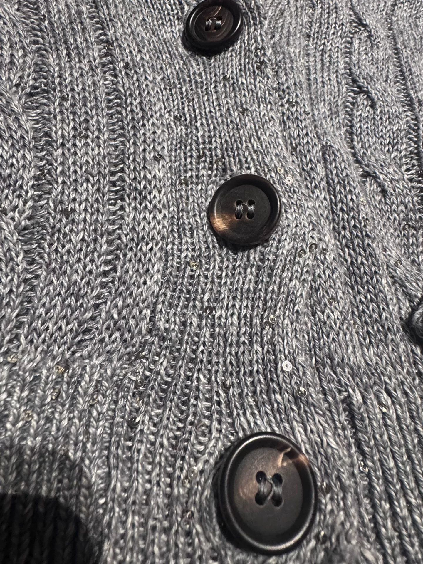 The Row gray linen knit cardigan Size US XS / EU 42 / 0 - 4 Thumbnail