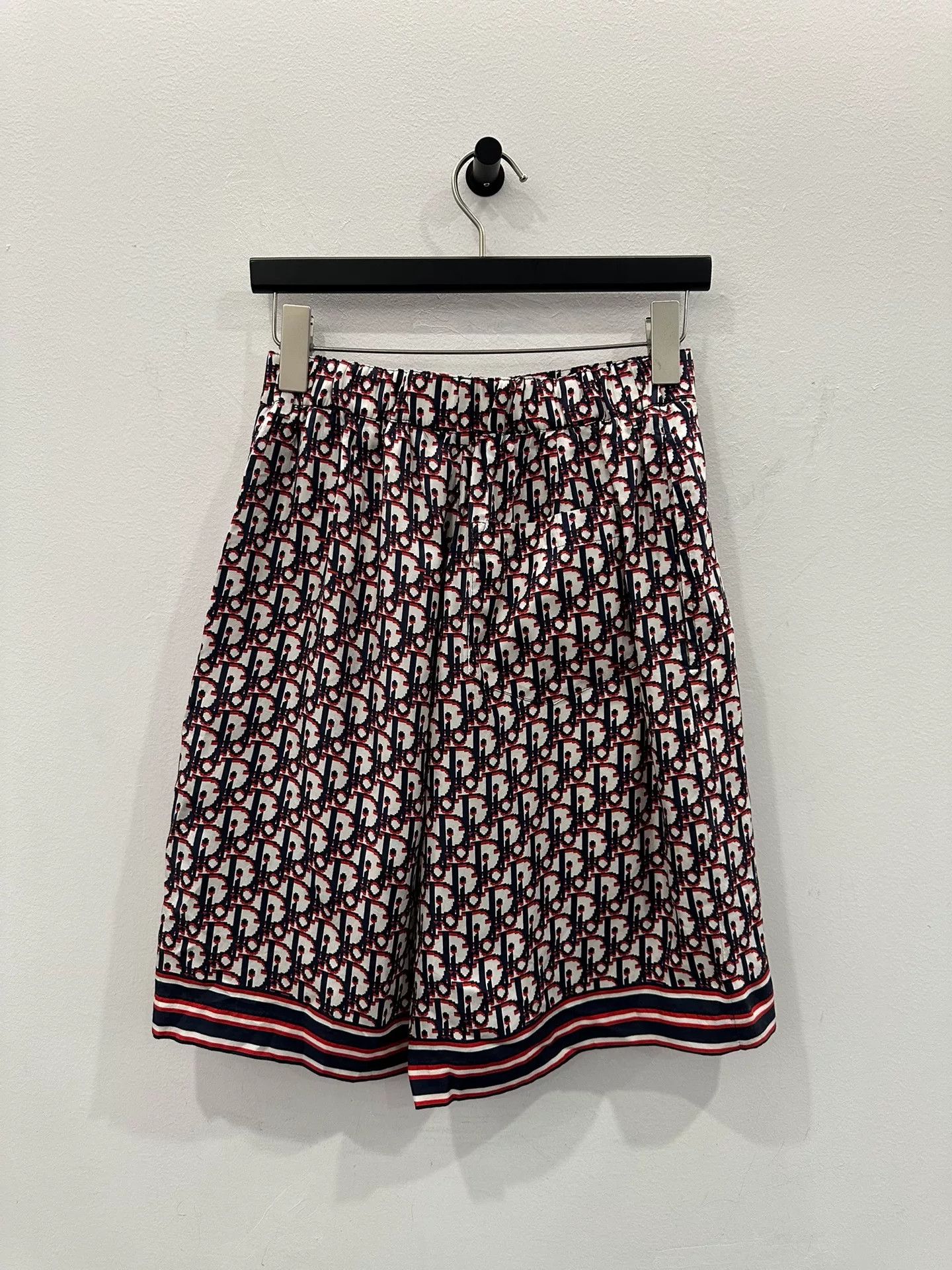 Dior dior wine red logo silk men's shorts Size US 36 / EU 52 - 3 Thumbnail