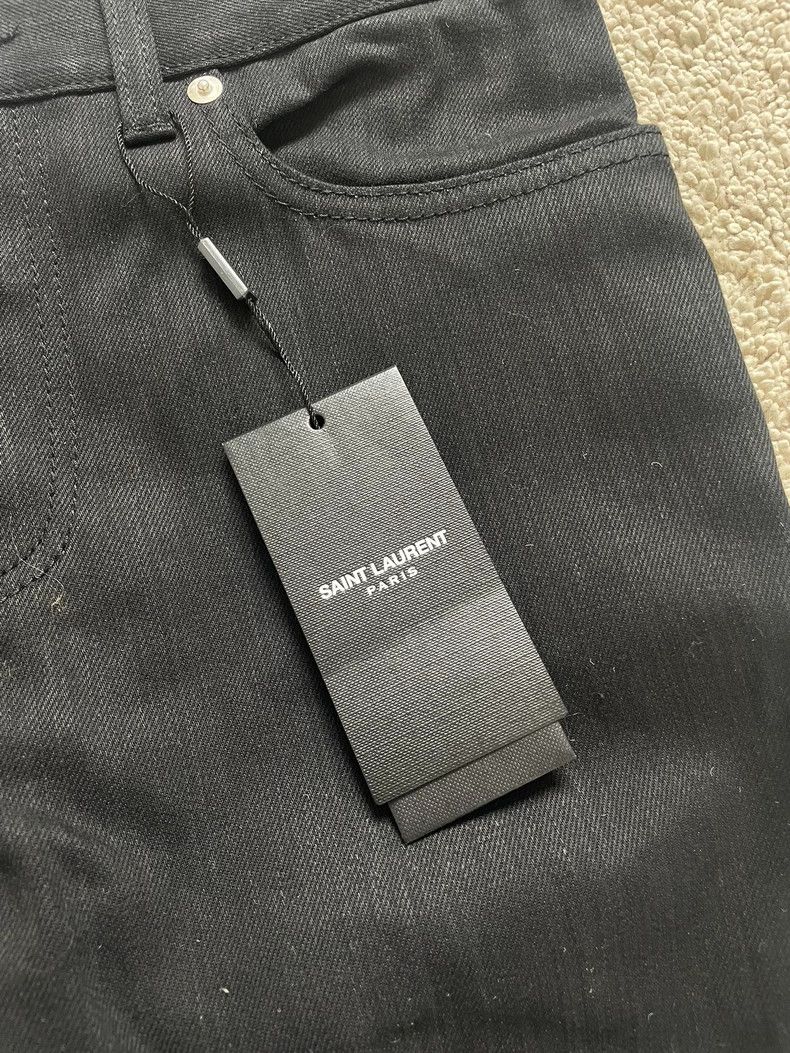Saint Laurent Paris Saint Laurent 16AW Leather Panel Biker Pants Size US 30 / EU 46 - 6 Thumbnail