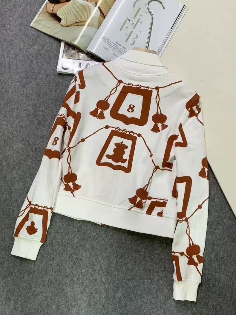 Hermes Hermes Lantern Print Long Sleeve Jacket Size US XS / EU 42 / 0 - 5 Thumbnail